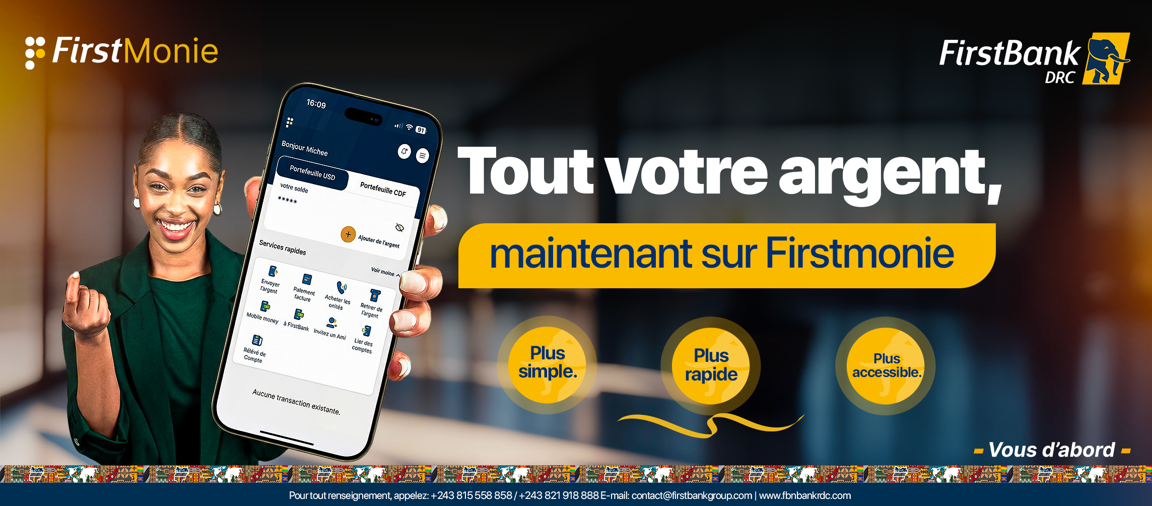 FirstMonie DRC | Kinshasa