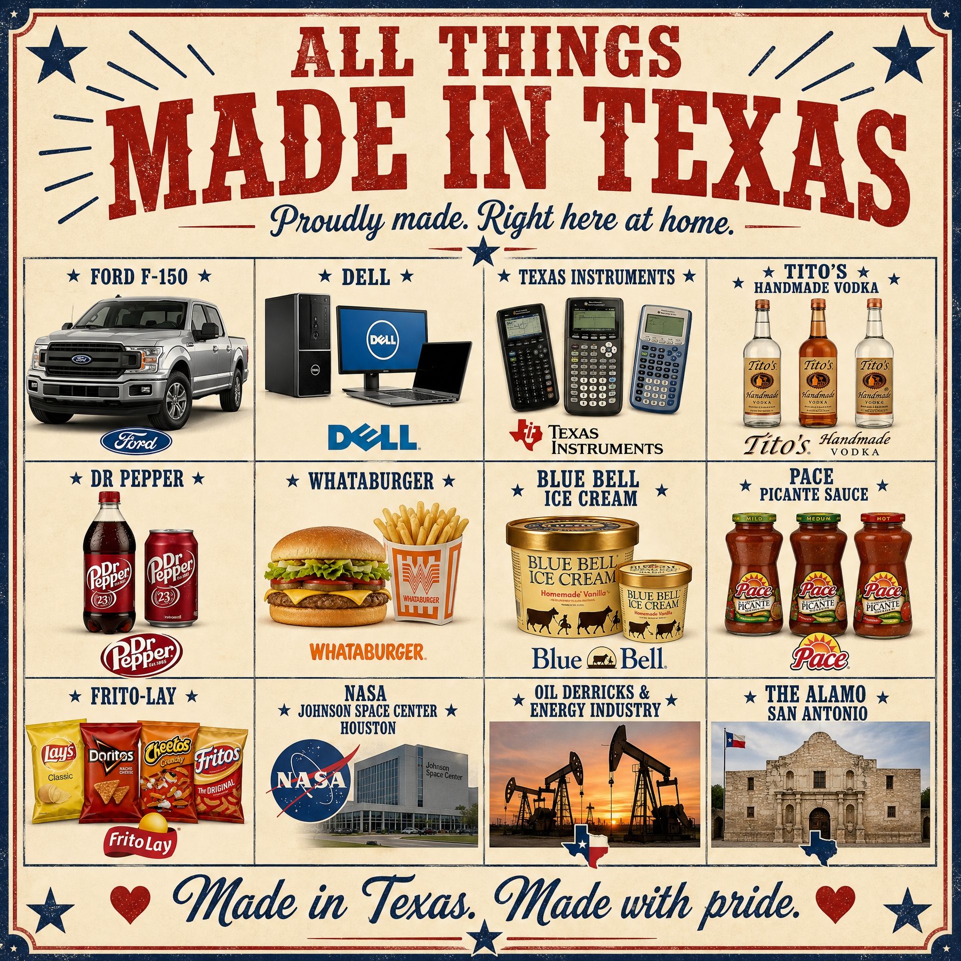 Experience the taste of Texas with 1836 Farms! We are Texas made