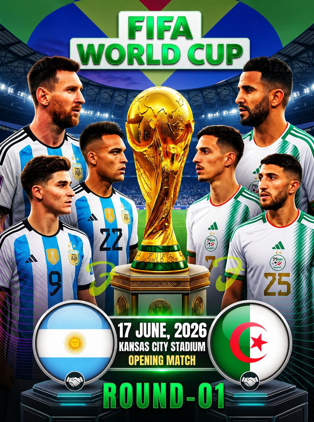 🚨 MATCH DAY! 🇦🇷🆚🇩🇿 Argentina vs Algeria 🔥 🏆 FIFA World Cup