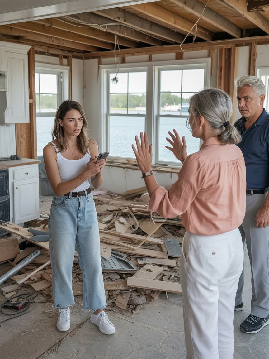 Family Tearfully Destroys My Lake House Without Permission
