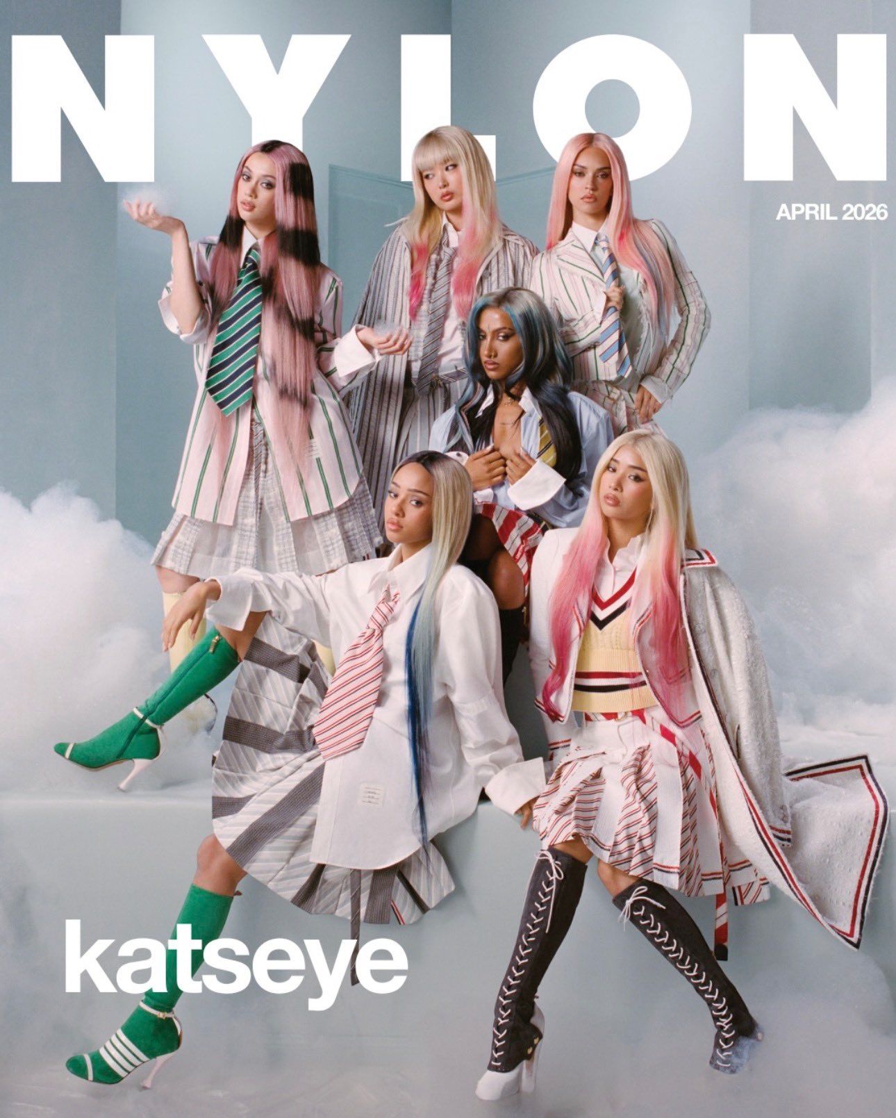 KATSEYE on the cover of Nylon 🚨