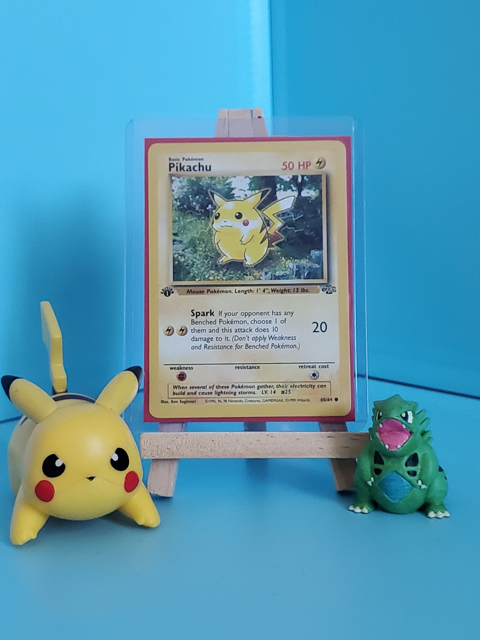 pikachu pokemon card 60/64 (Holographic) Pokemon Card - Pikachu 60/64