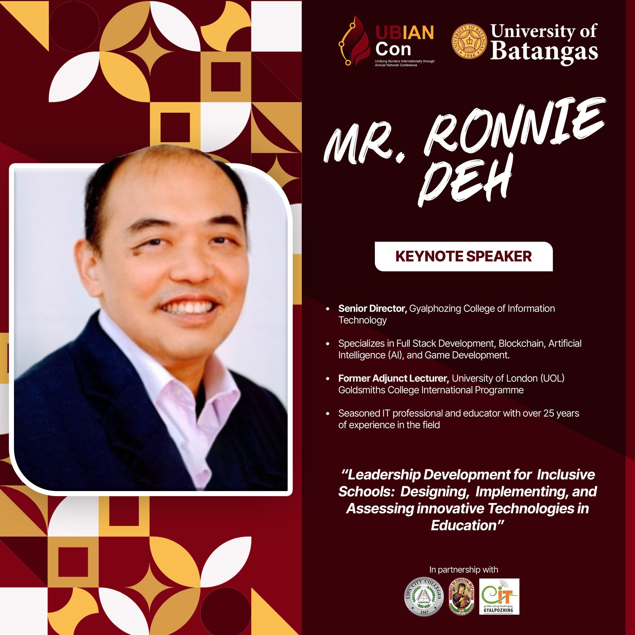 UBIAN Conference | Batangas City