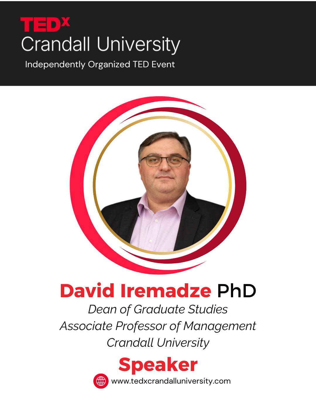 Meet our TEDxCrandall University... - TEDxCrandall University | Facebook