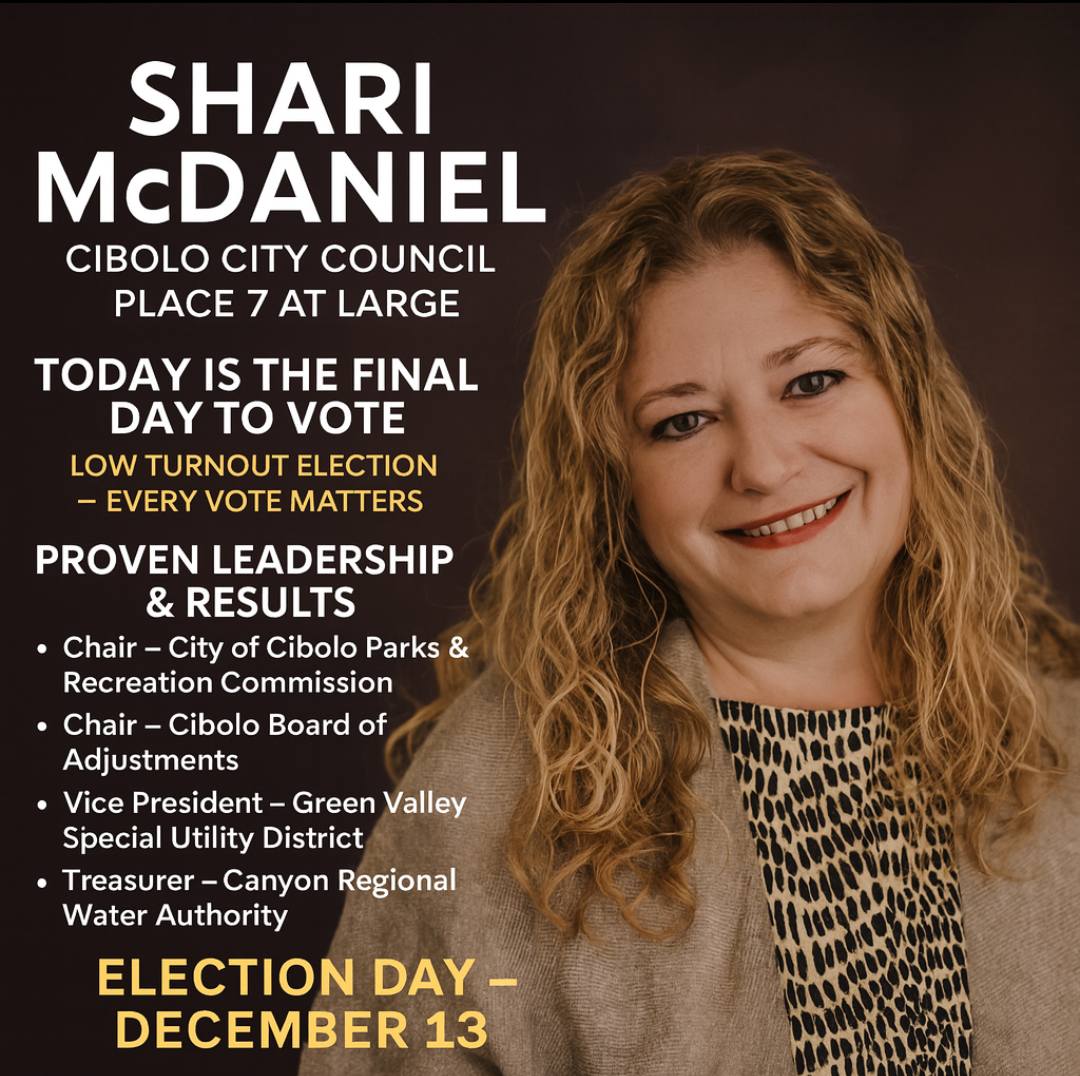 Shari McDaniel For Cibolo P7AL