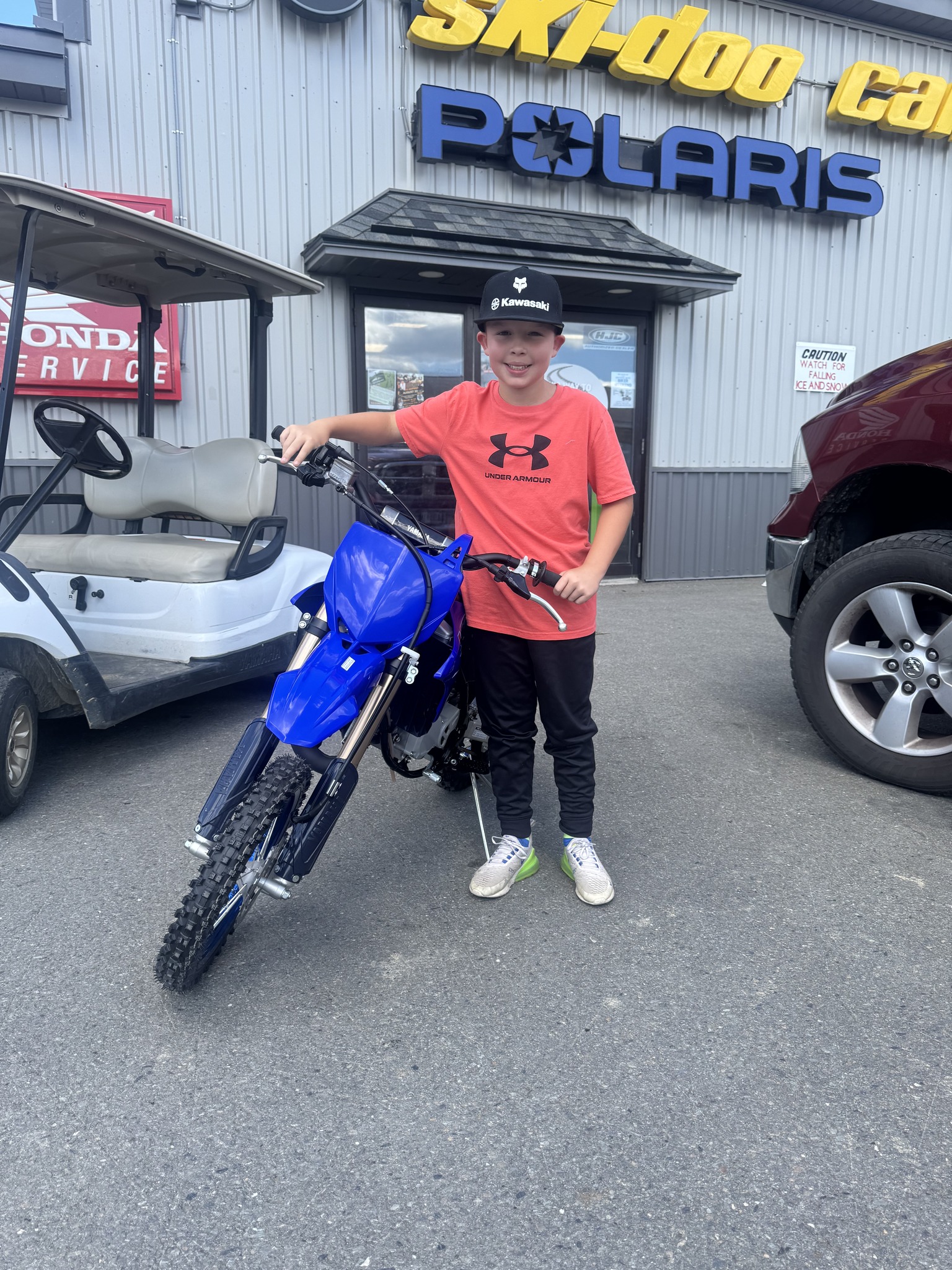 Ride - Pictured here is Maxx with his new 2024 Yamaha YZ65! He plans to ...