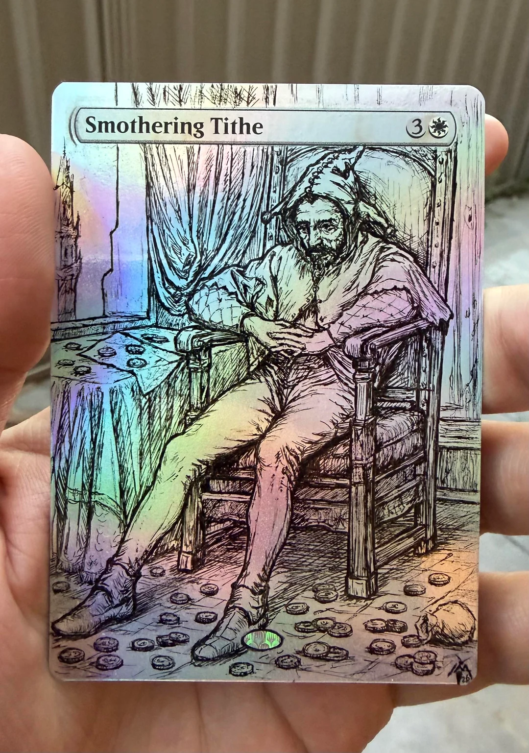 Smothering tithe with anime art