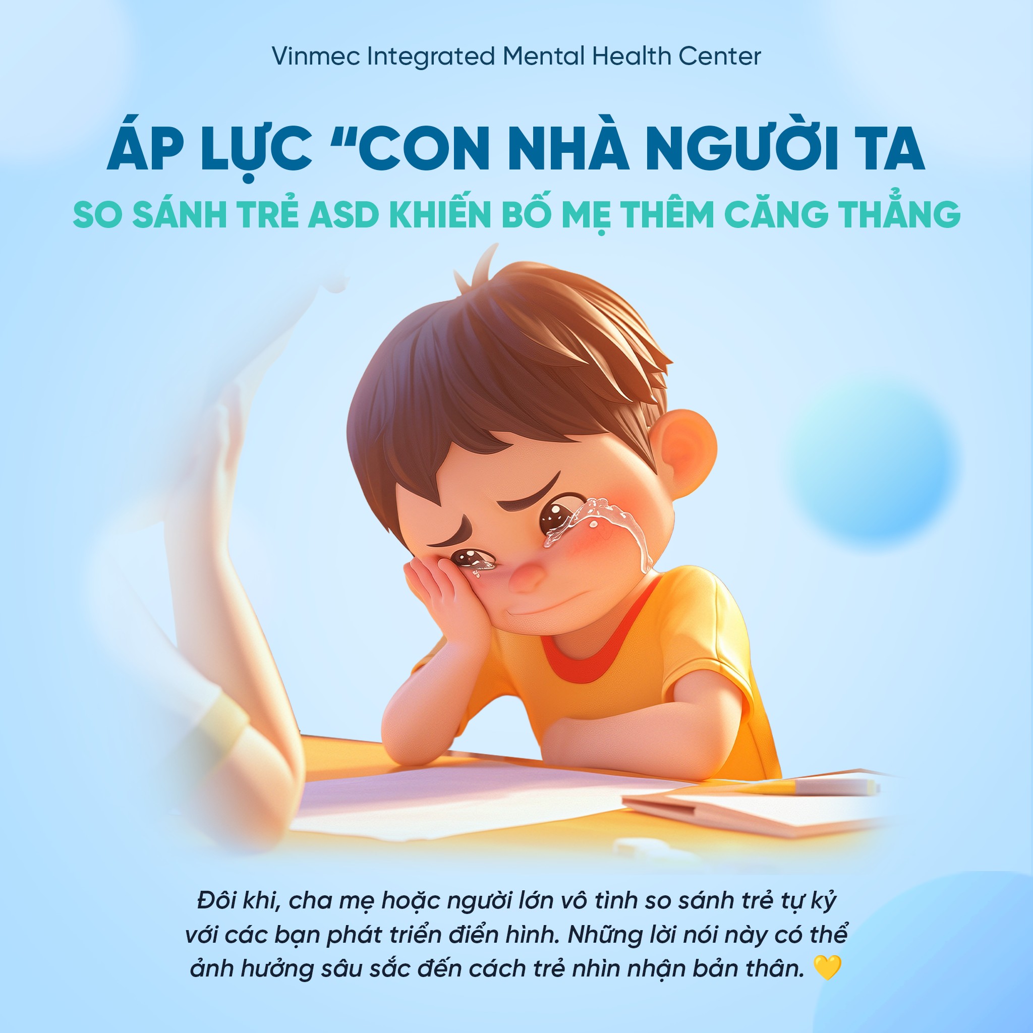 [English below] ÁP LỰC “CON NHÀ NGƯỜI TA” – SO SÁNH TRẺ ASD KHIẾN BỐ MẸ ...