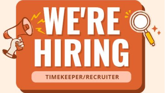 Employment Opportunities SETX | EIS is hiring a Timekeeper/Recruiter ...
