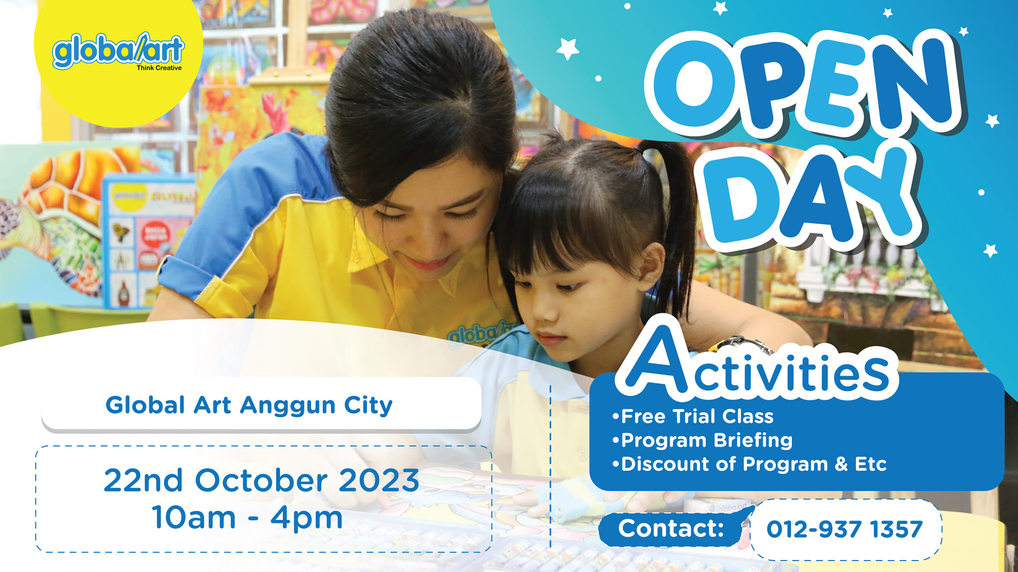 Welcome for the soft opening in... - Global Art Anggun City | Facebook