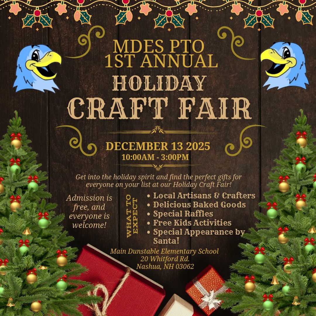Main - MDES PTO ANNUAL HOLIDAY CRAFT FAIR RAFFLE TICKETS! WHAT TO ...