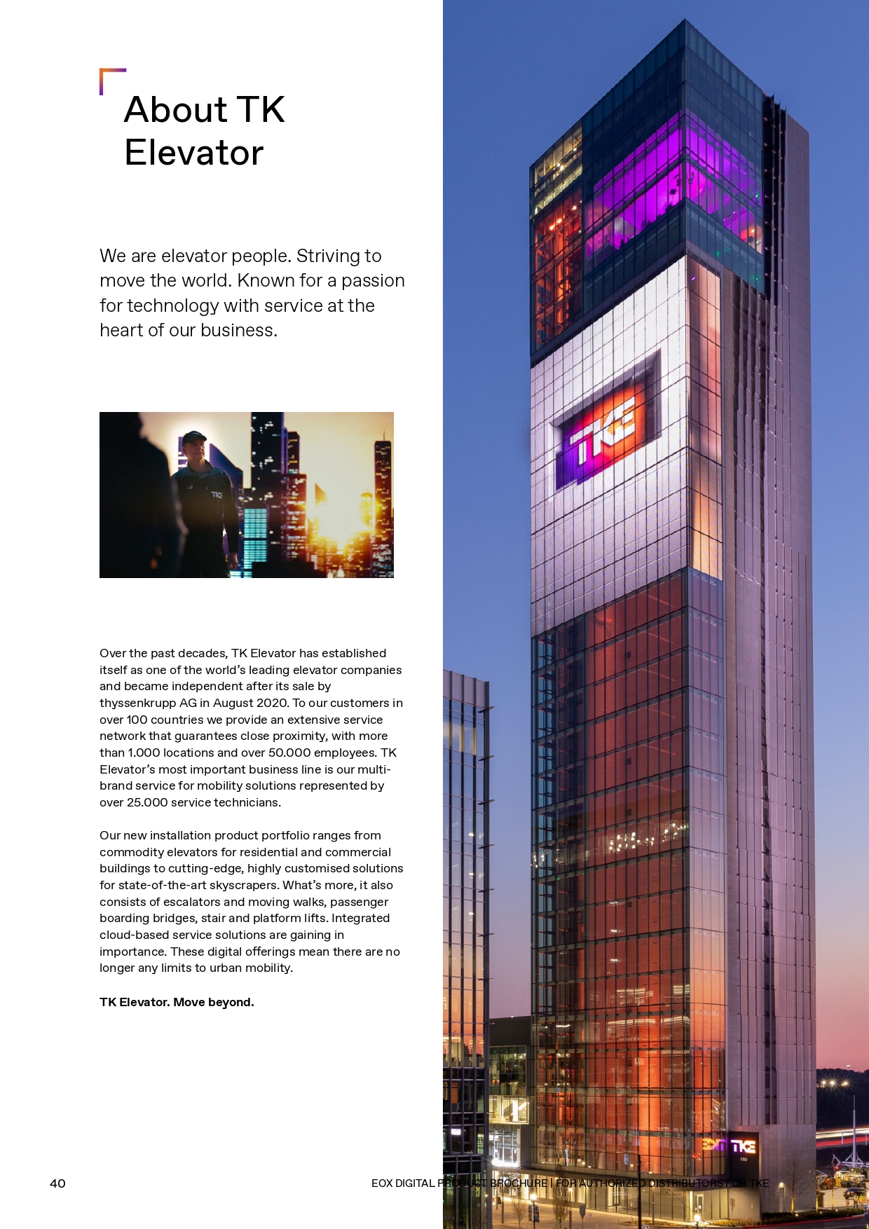 Global - GBB is honored to be an authorized distributor of TK Elevator ...