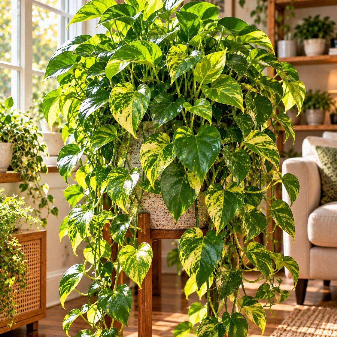 One fully yellow leaf? A gentle trim can tidy things up. 🪴 ️ Use clean ...