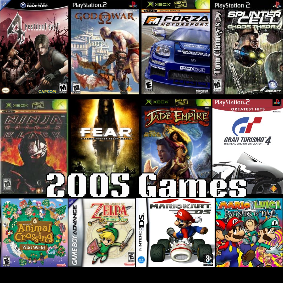 The Nostalgia - What's your favorite game from 2005? Wild to think that ...