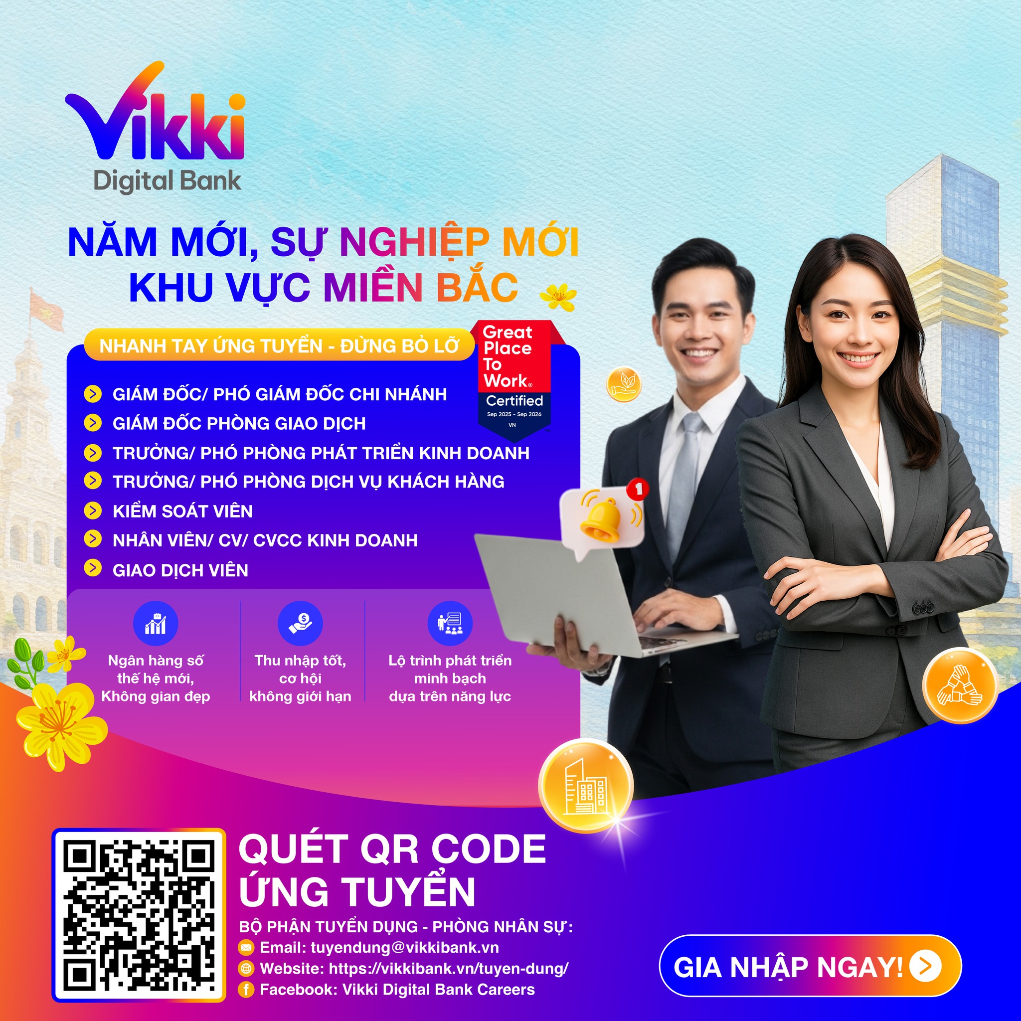 Vikki - KHỞI ĐẦU SỰ NGHIỆP TẠI MIỀN BẮC CÙNG VIKKI BANK! ️ Ứng tuyển ...