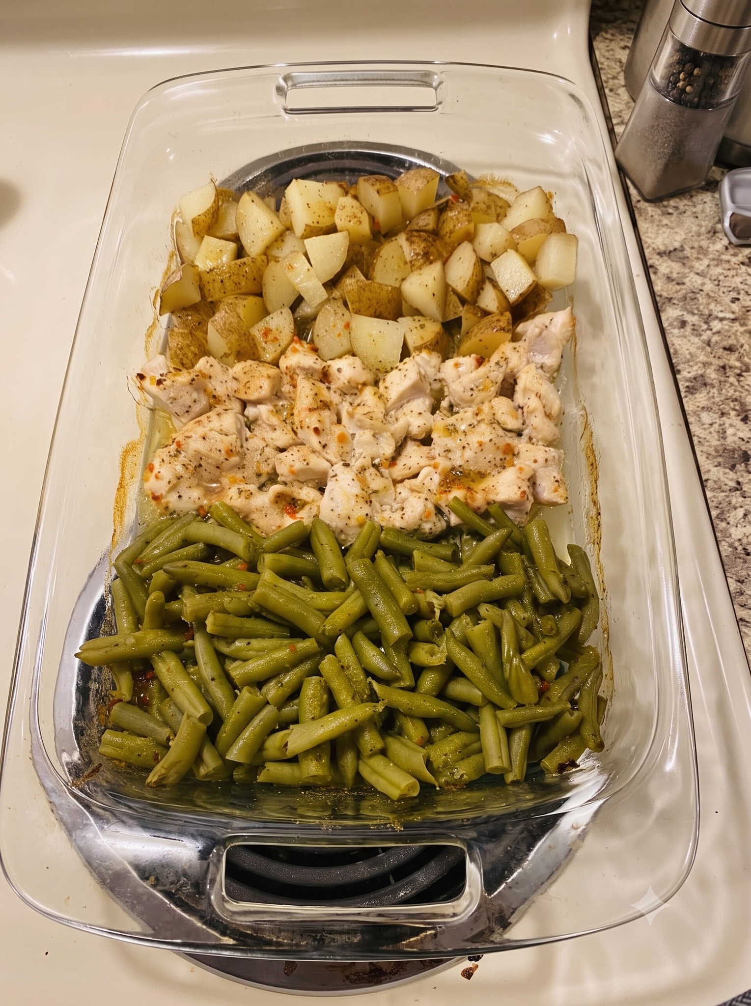 chicken potatoes green beans italian dressing packet and with zesty mix Gowns