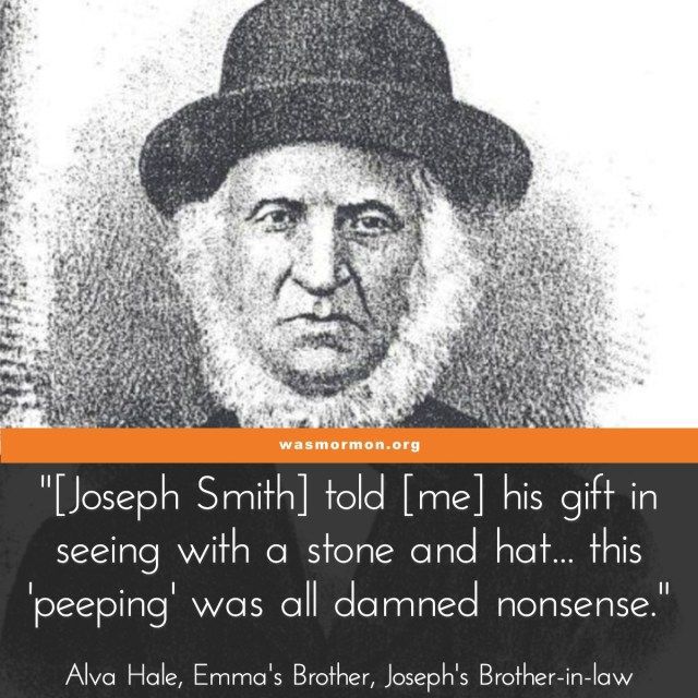Christianity Vs Mormonism | Alva Hale, brother-in-law to Joseph Smith ...