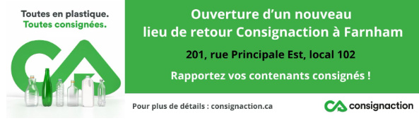 OUVERTURE D'UN NOUVEAU LIEU DE RETOUR CONSIGNACTION Un nouveau lieu de ...