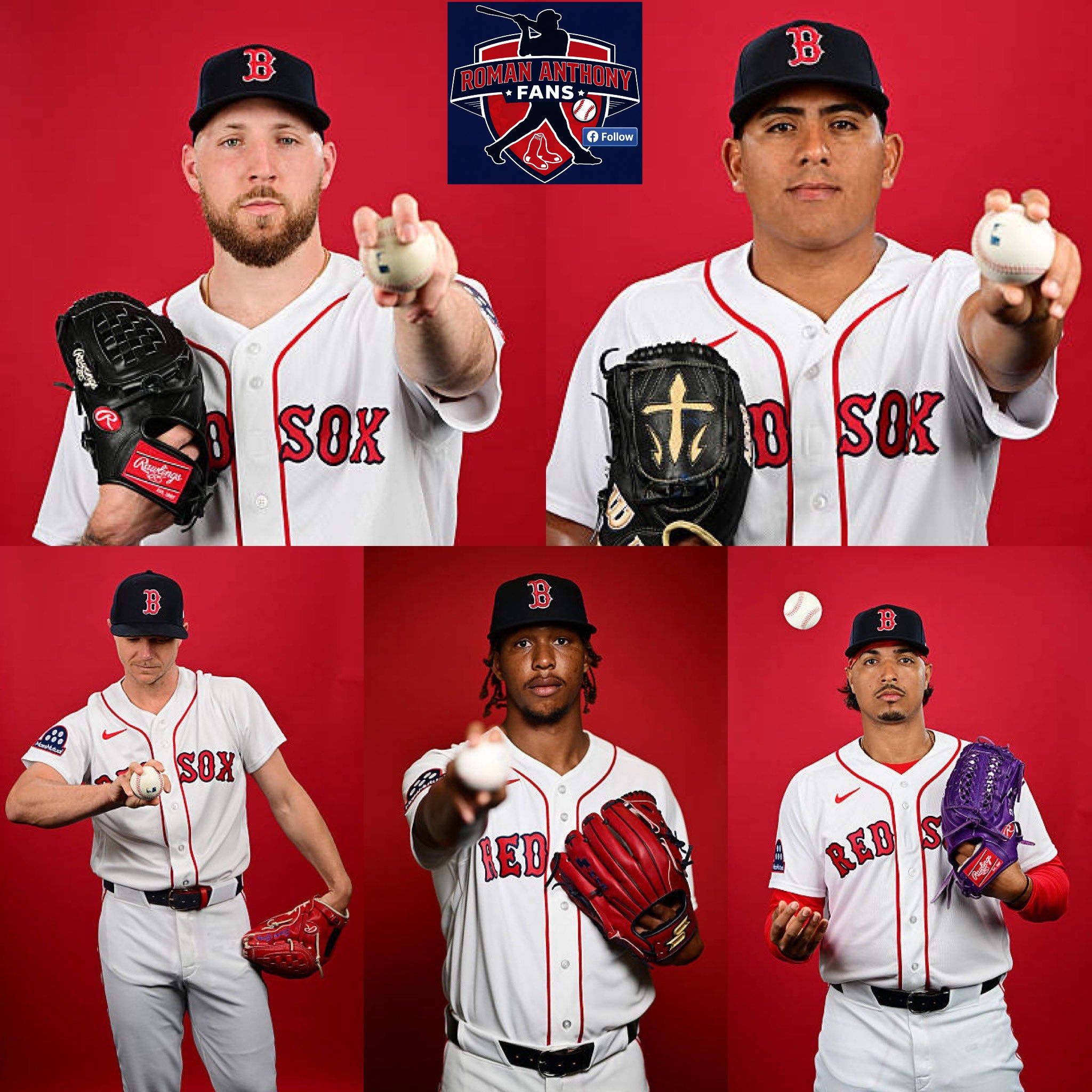 Now presenting the 2026 Red Sox team photo 📸