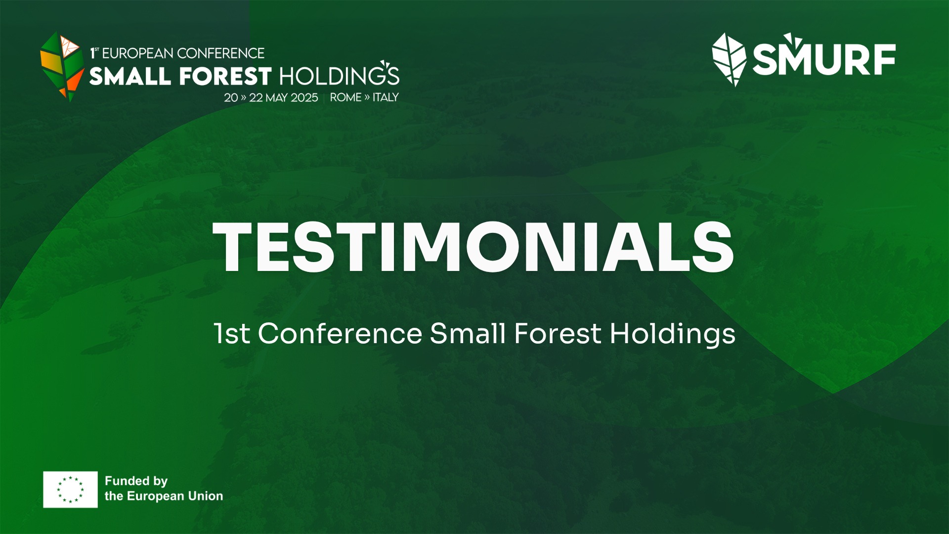 SMURF - 🌲 SMURF project Recap – Voices Behind Small Forest Holdings! 🌍 ...