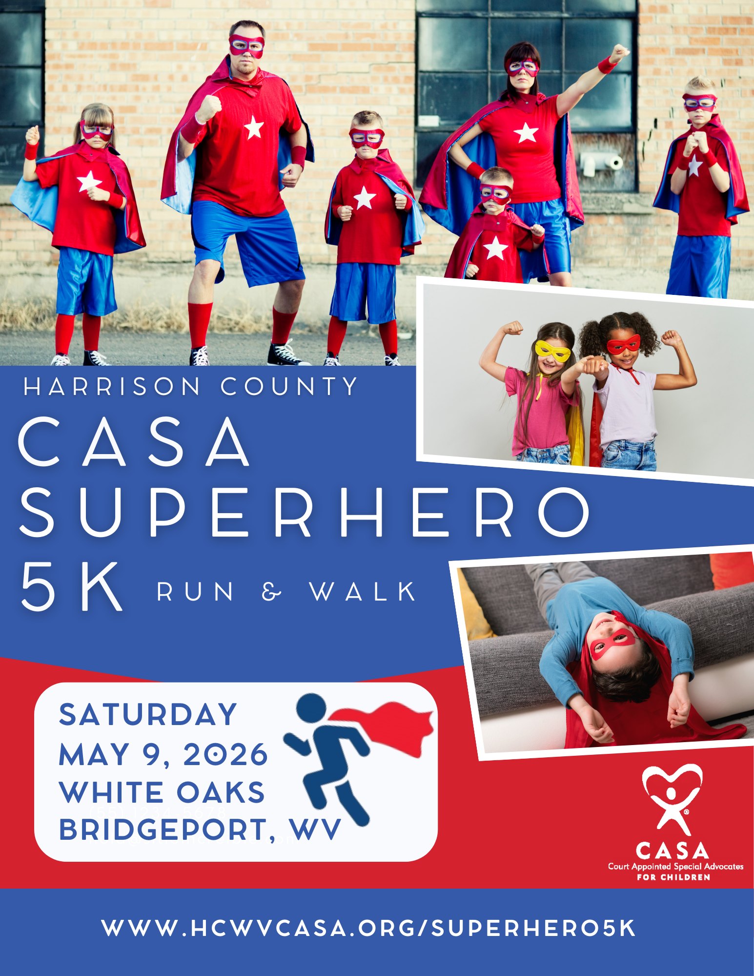 CASA Superhero 5K - Harrison County | Clarksburg WV