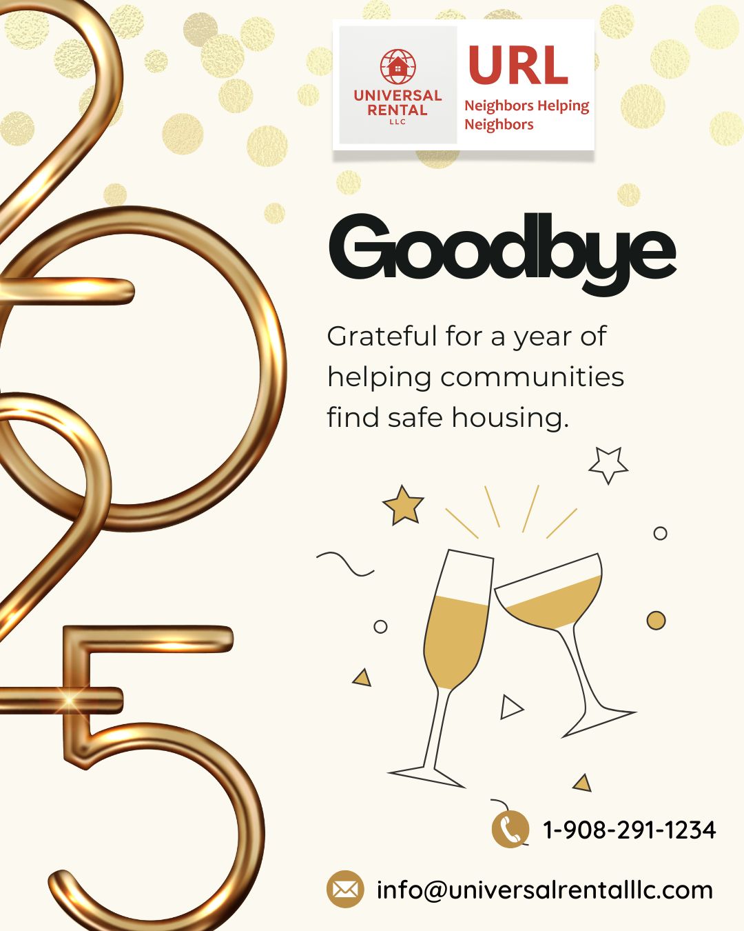 || Goodbye 2025 || Grateful for a... - Universal Rental LLC | Facebook