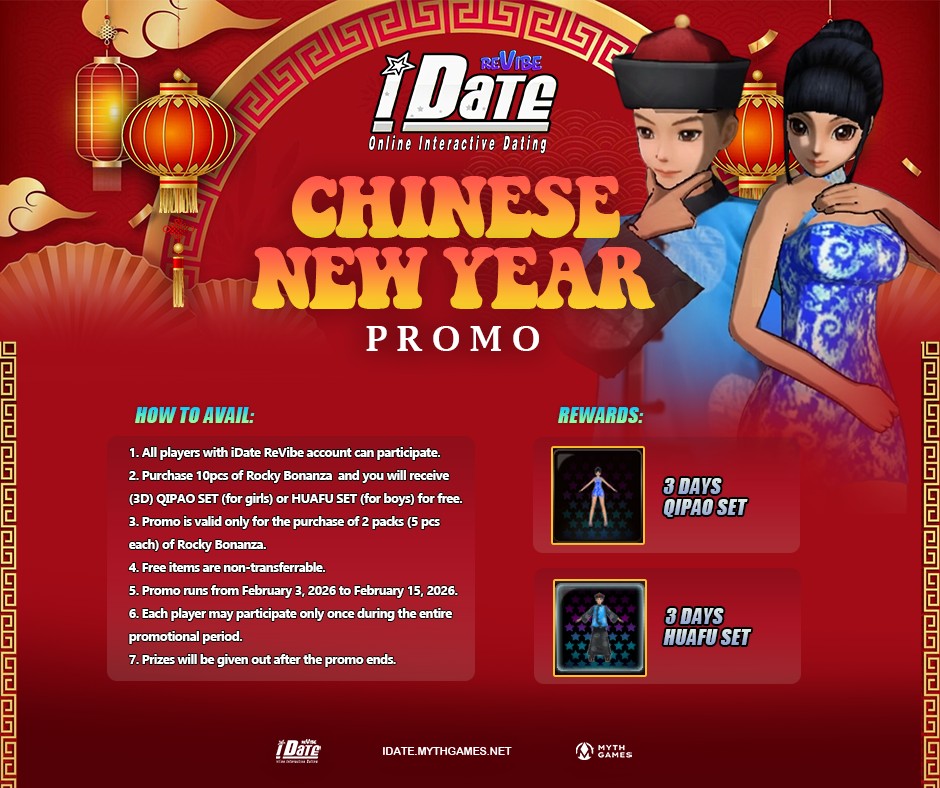 🧧 Chinese New Year Promo! 🏮Grab... - iDate Online Philippines | Facebook