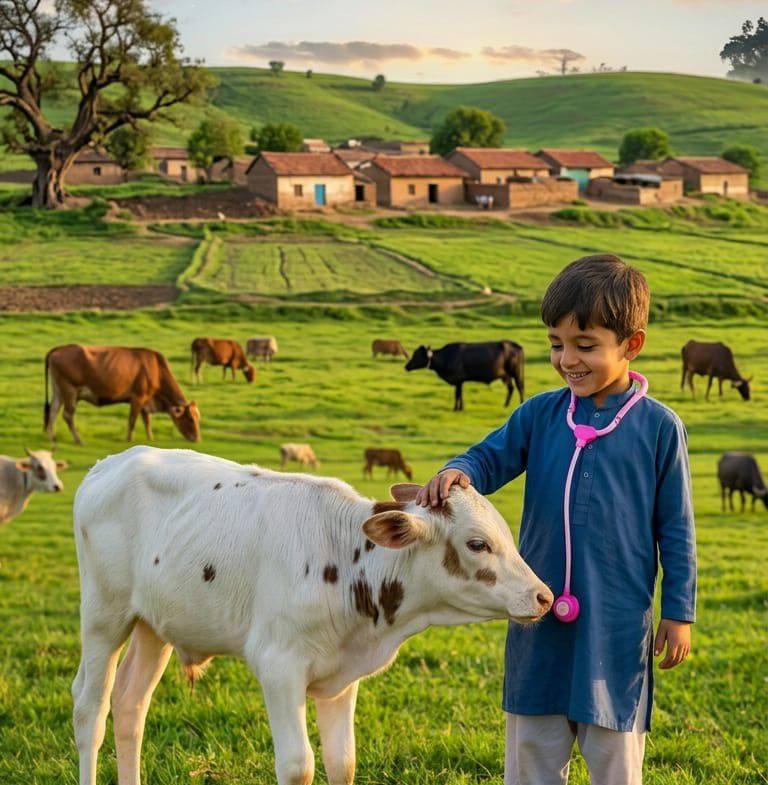 Calf treatment of Pyrexia #cattle #calf #treatment #reelsviral # ...
