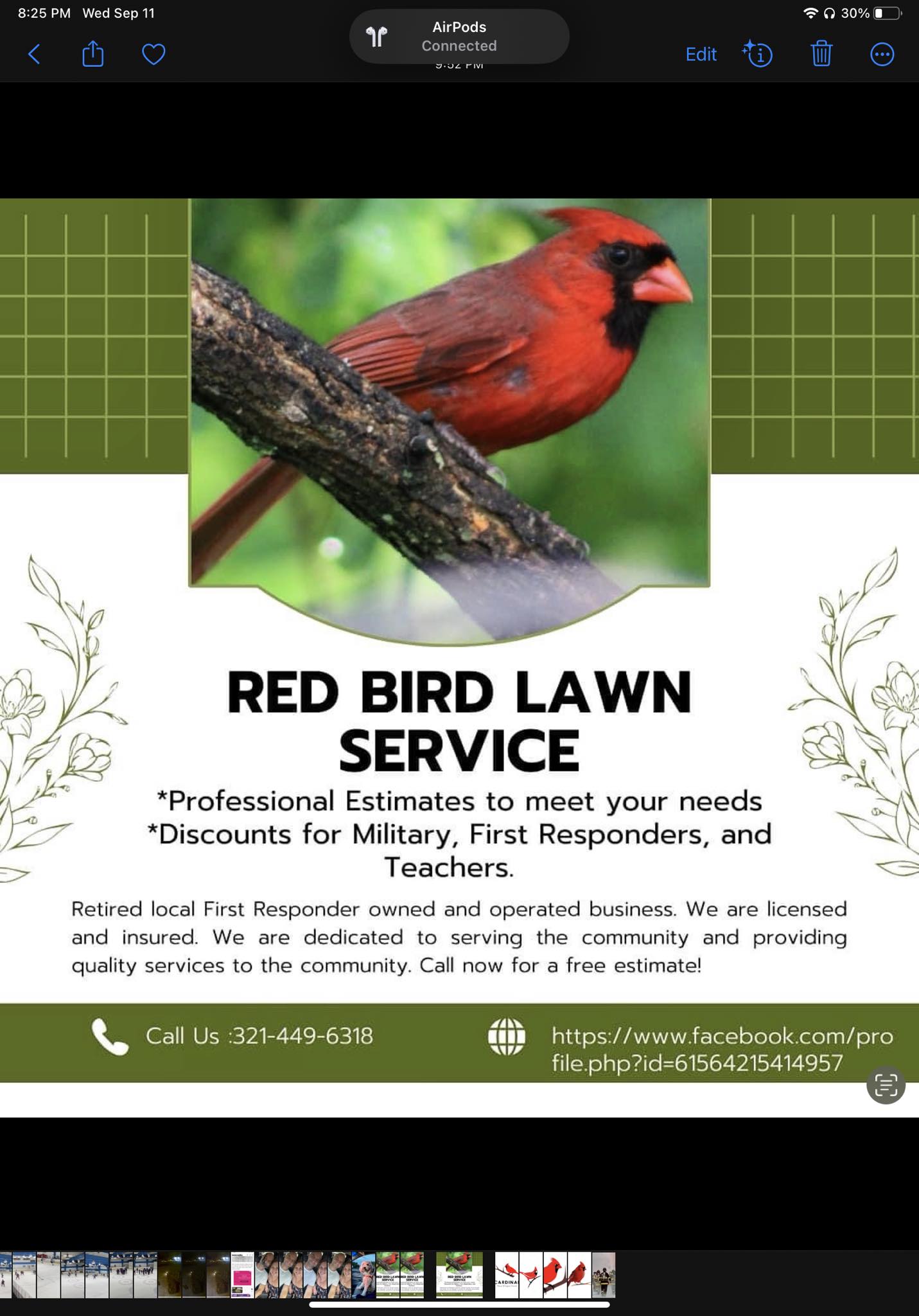 Red Bird Lawn Service LLC