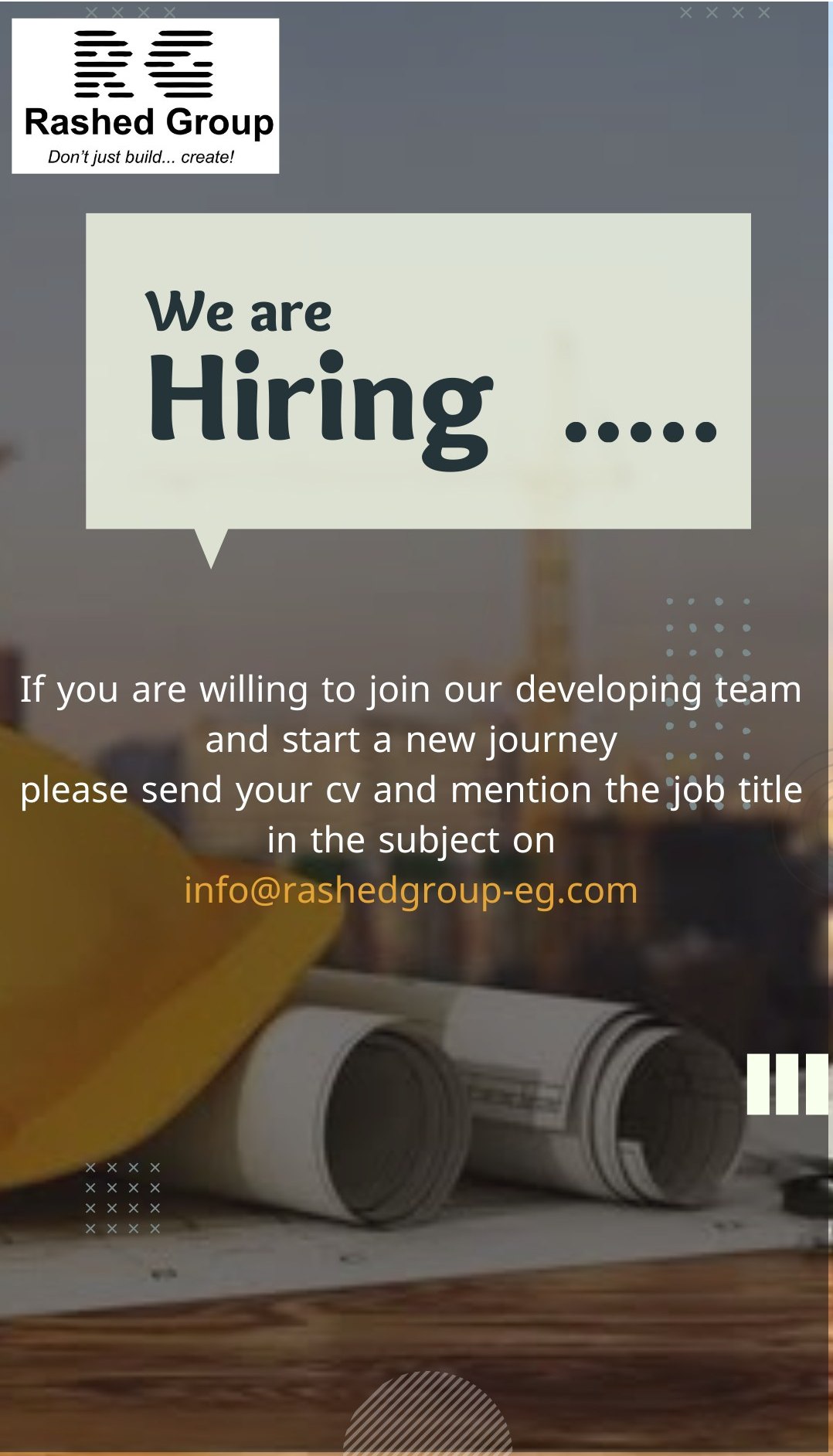 Rashed - Rashed Group construction is #hiring #accountant. 1-Bachelor’s ...