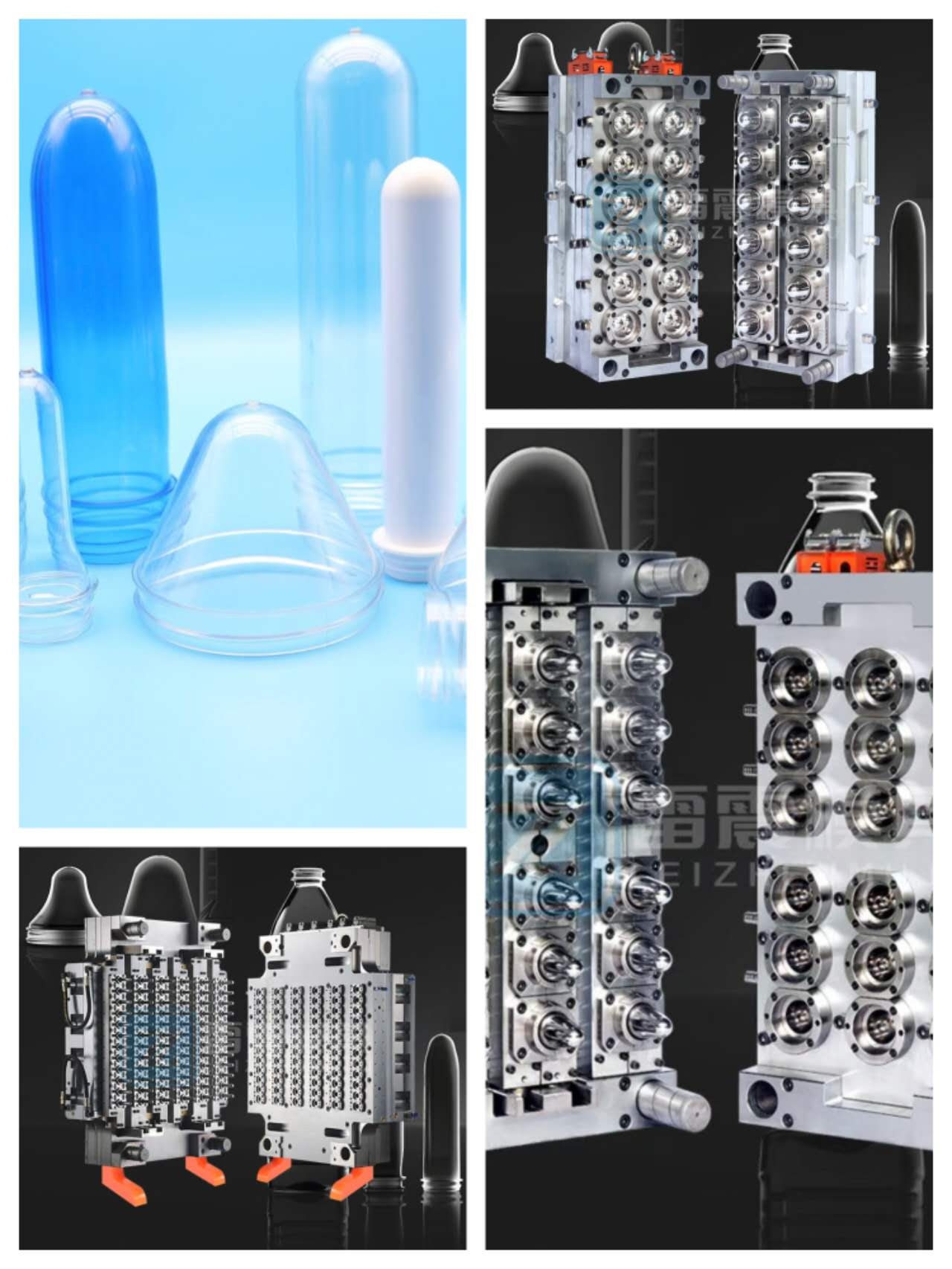PET Preform & Cap Mould Manufacturer, perfectly matched preform and cap ...