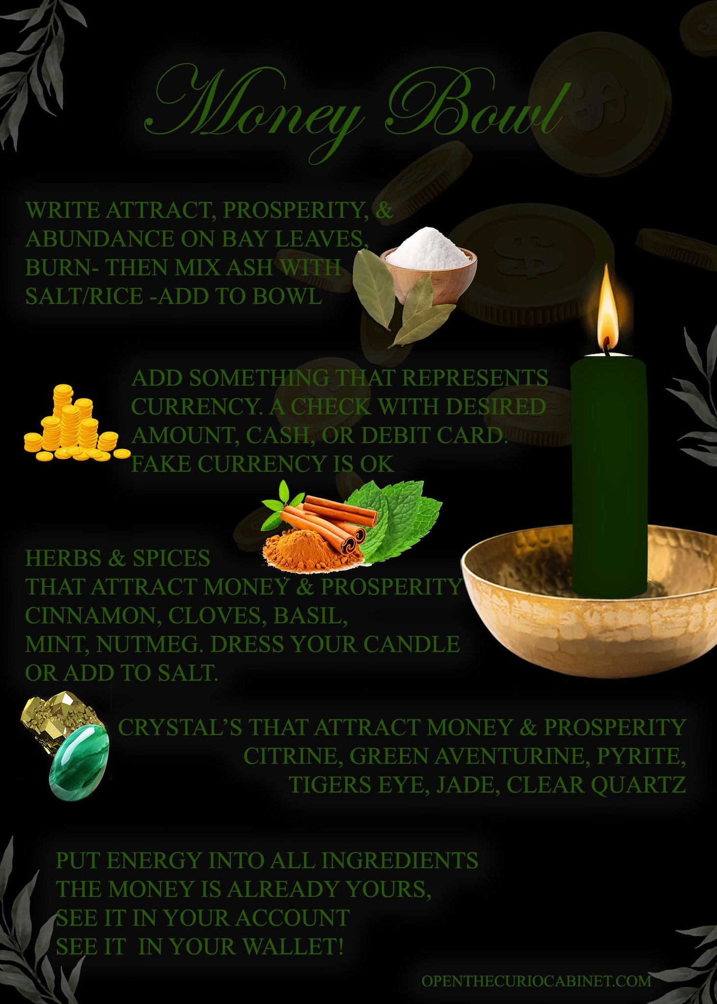 how to dress a green candle for money Creating bowl financial prosperity MIDI DRESSS