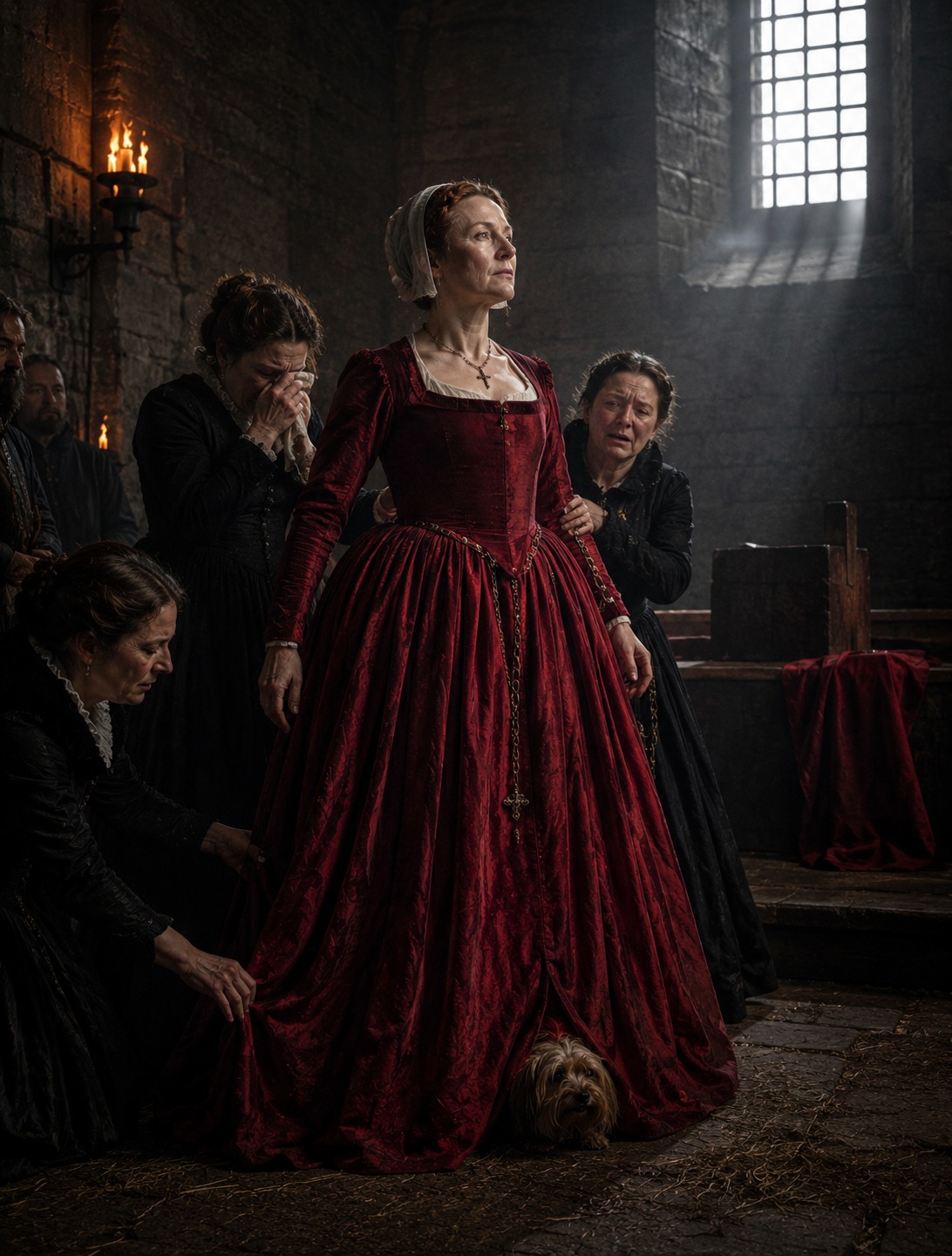 Mary Queen of Scots' execution dress in film vs history