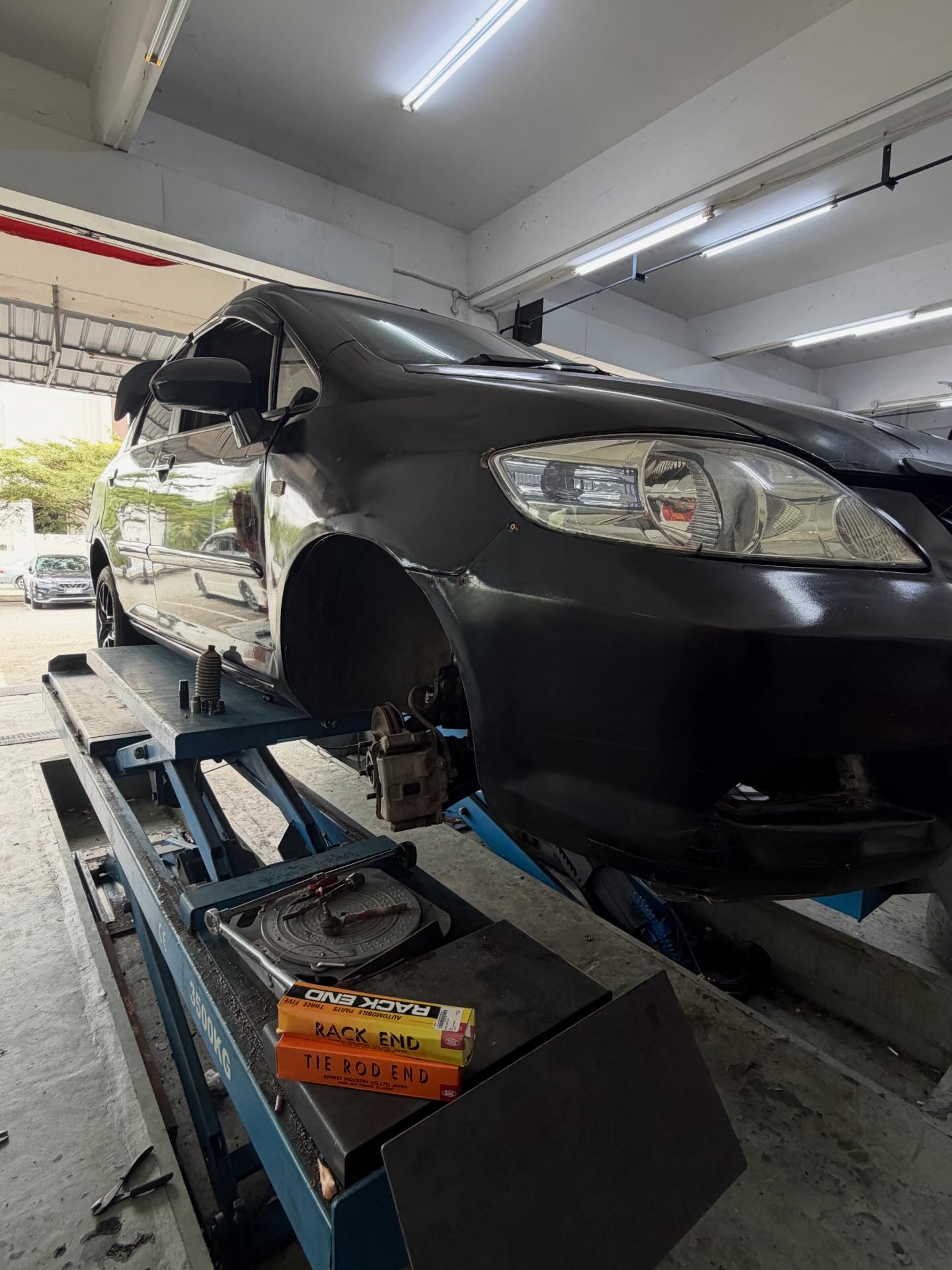Honda Civic ✓Tie Rod End ✓Rack End Done with Alignment🔧 Any
