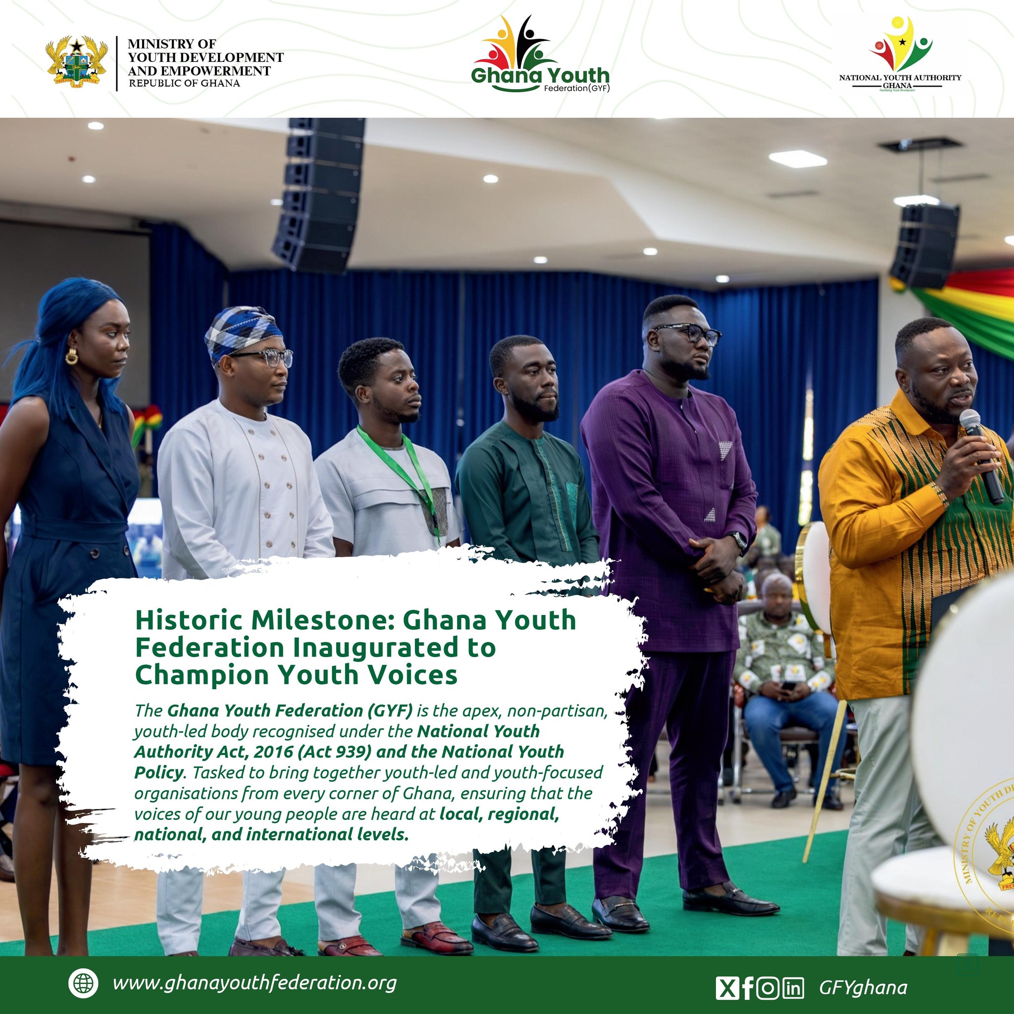 Ghana - 🌟 Historic Milestone for Ghana’s Youth! 🌟 We are excited to ...