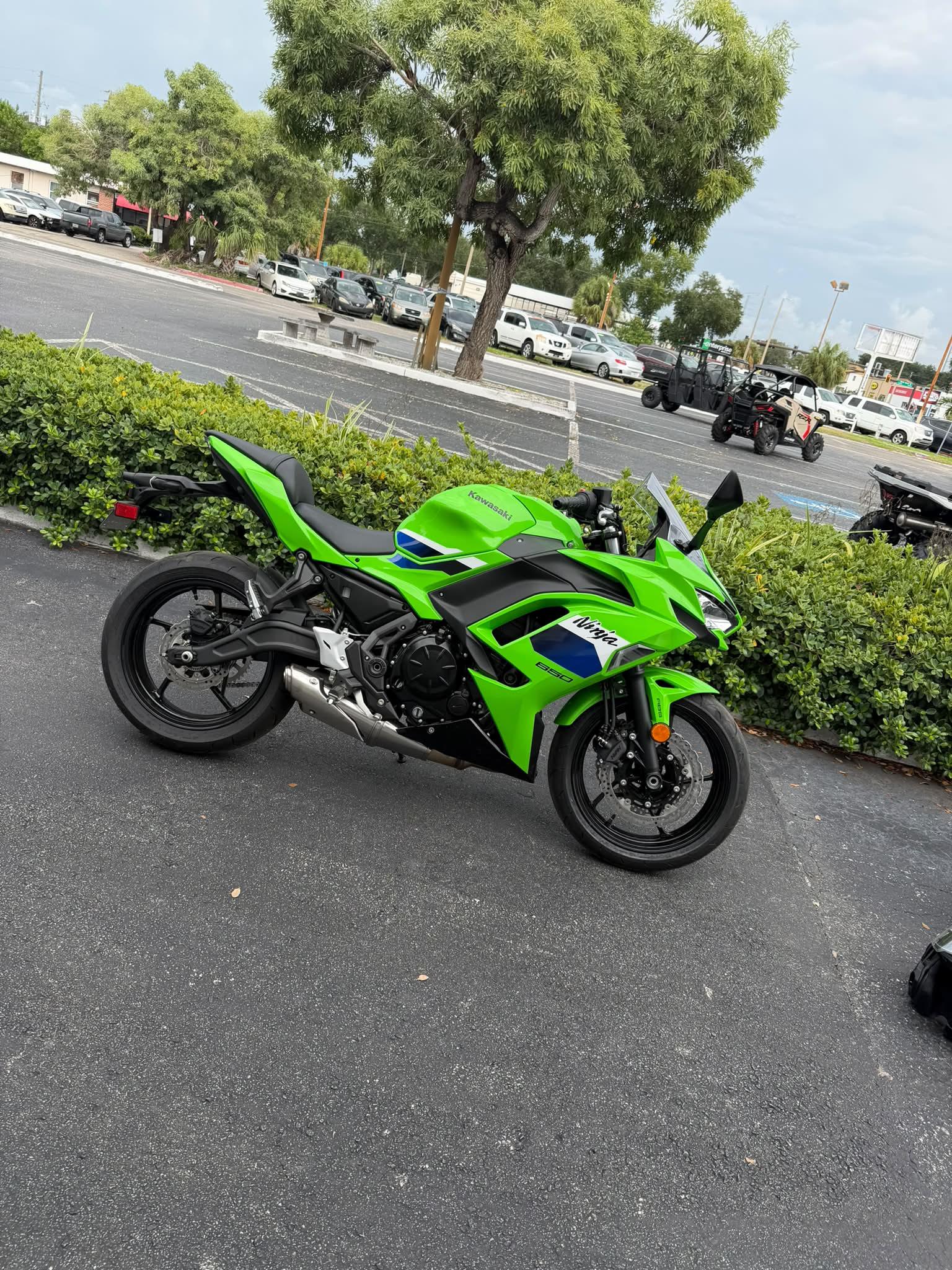 Braided brake lines for '26 Ninja 650 ABS