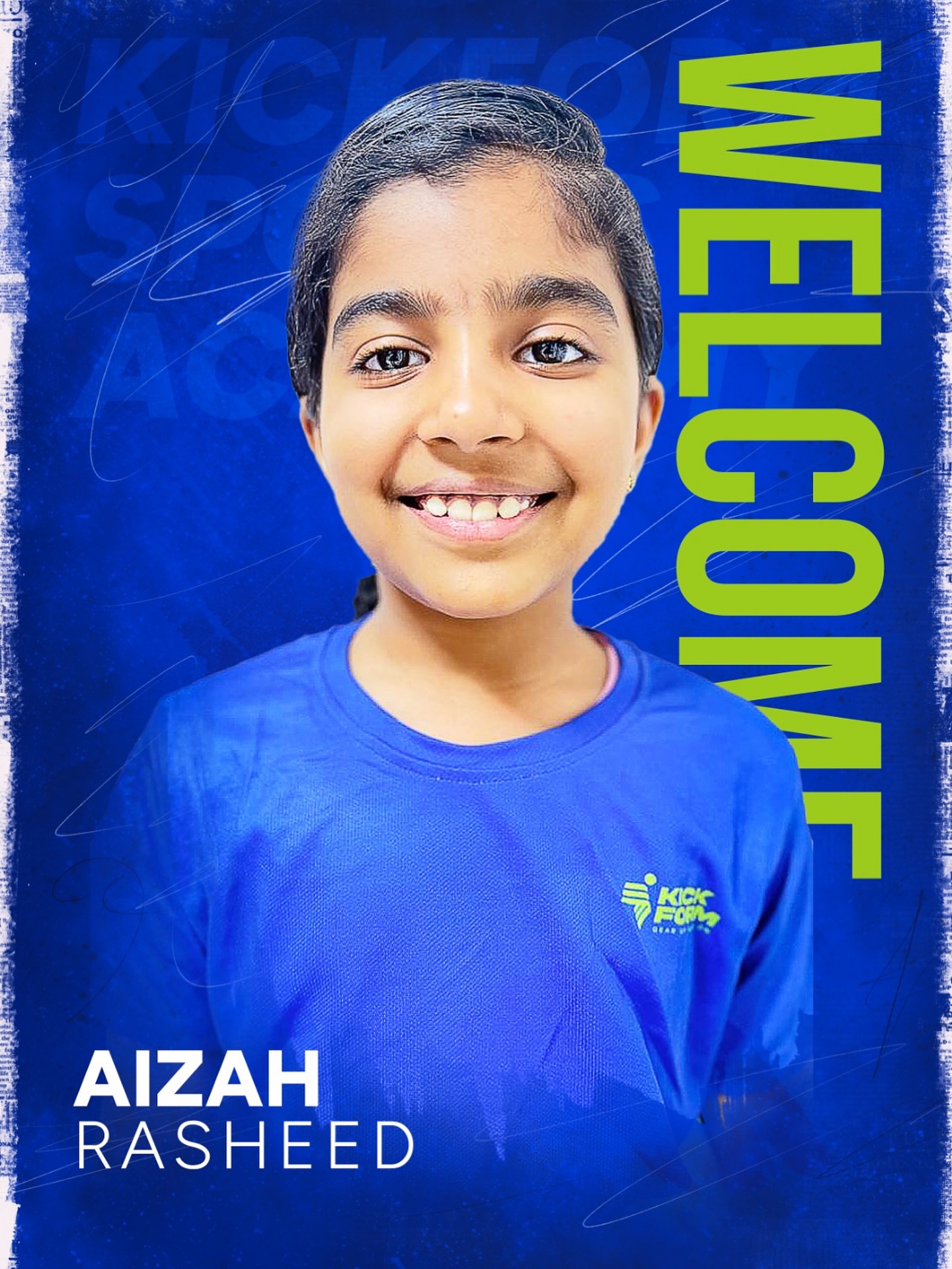 Kickform - We’re thrilled to welcome Aizah Rasheed to the... | Facebook