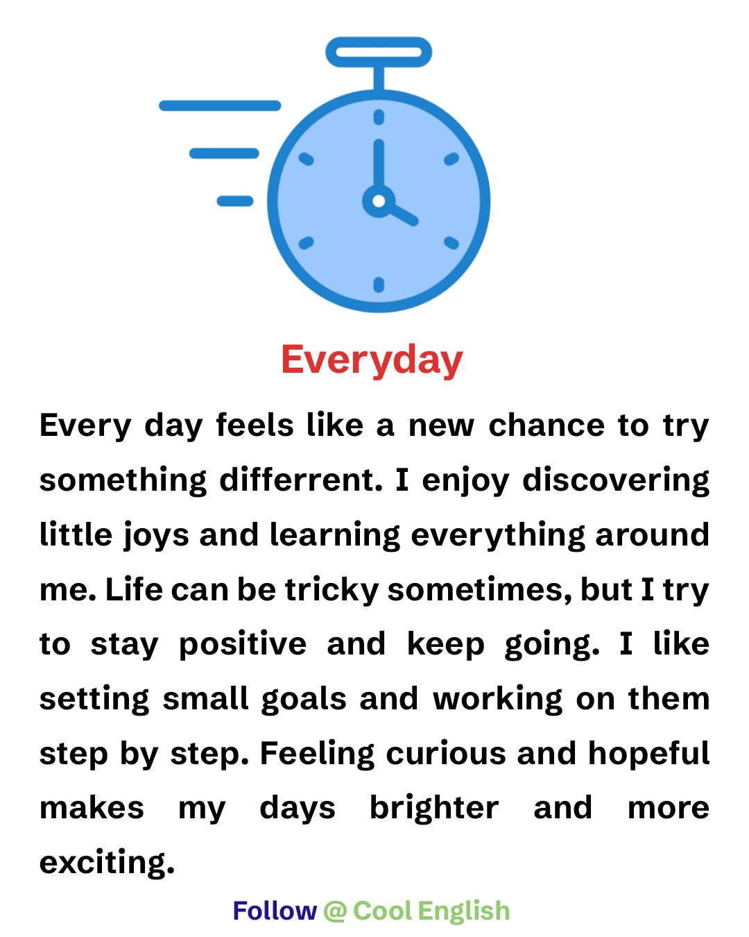 Improving english speaking skills daily