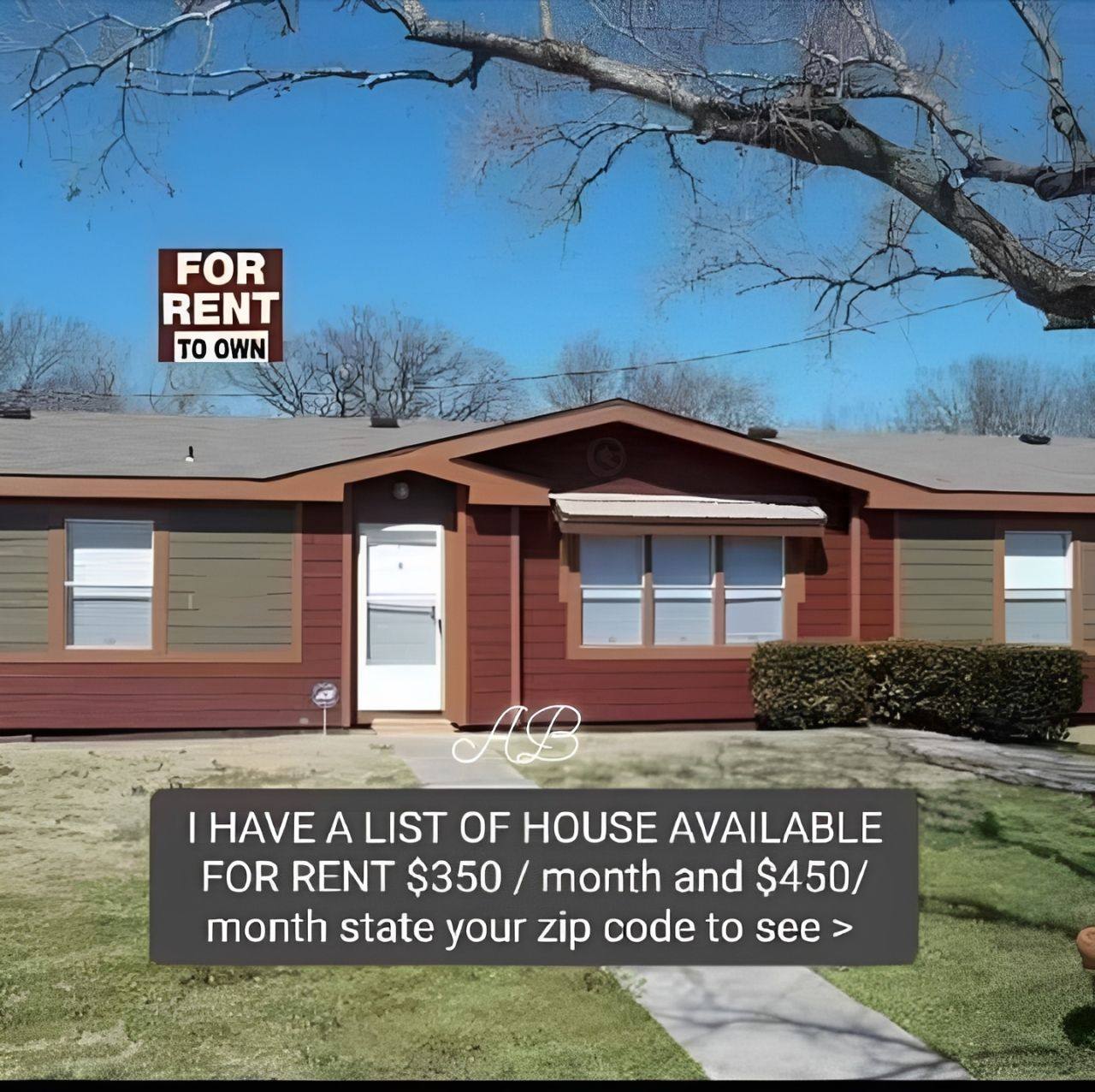 Just had someone move out, so I’m offering my mobile home for $400 ...