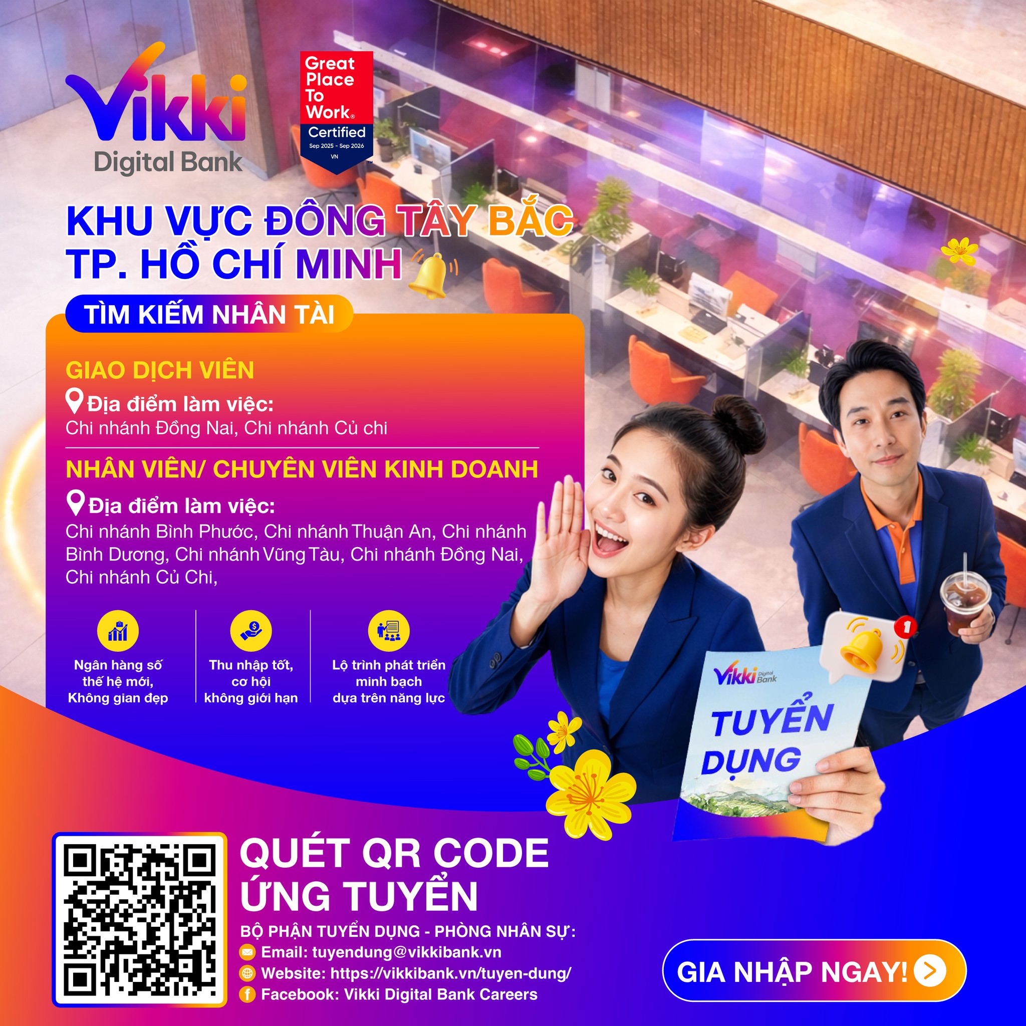 Vikki - GIA NHẬP ĐỘI NGŨ NHÂN TÀI TINH HOA CÙNG VIKKI BANK TẠI KHU VỰC ...