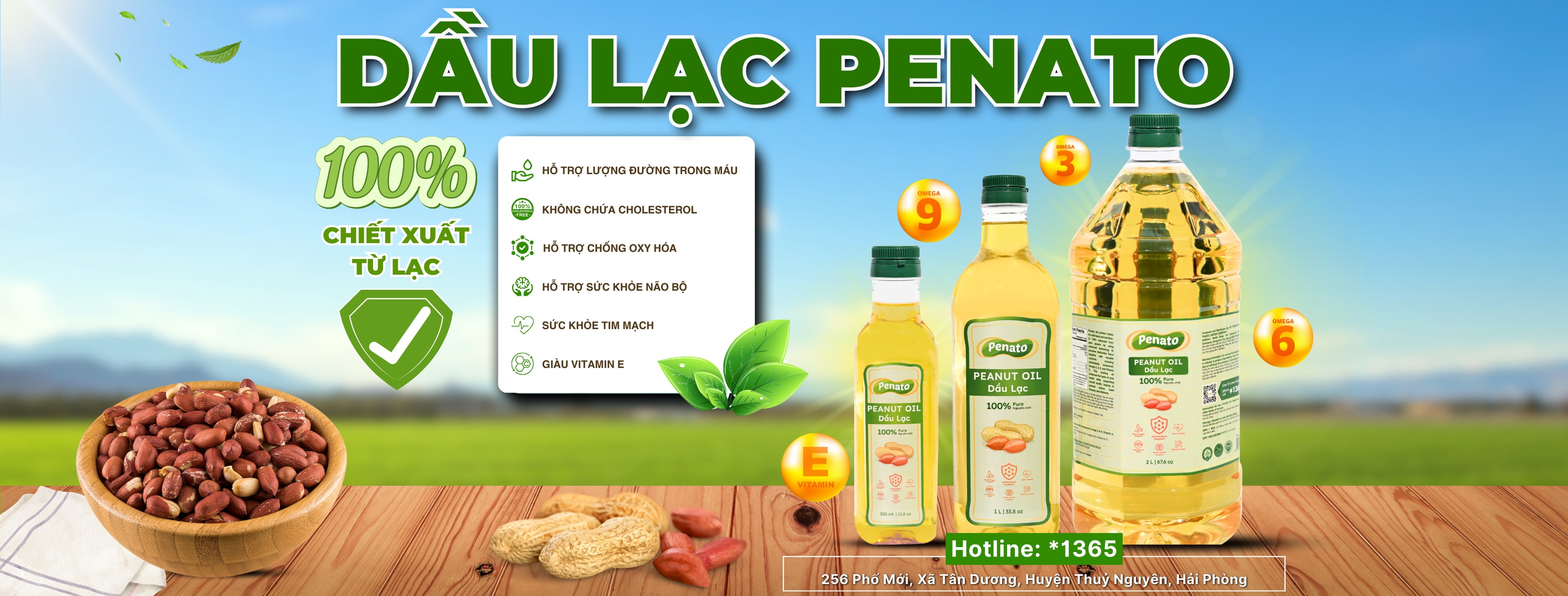 Penato - Dầu Lạc Nguyên Chất | Hai Phong