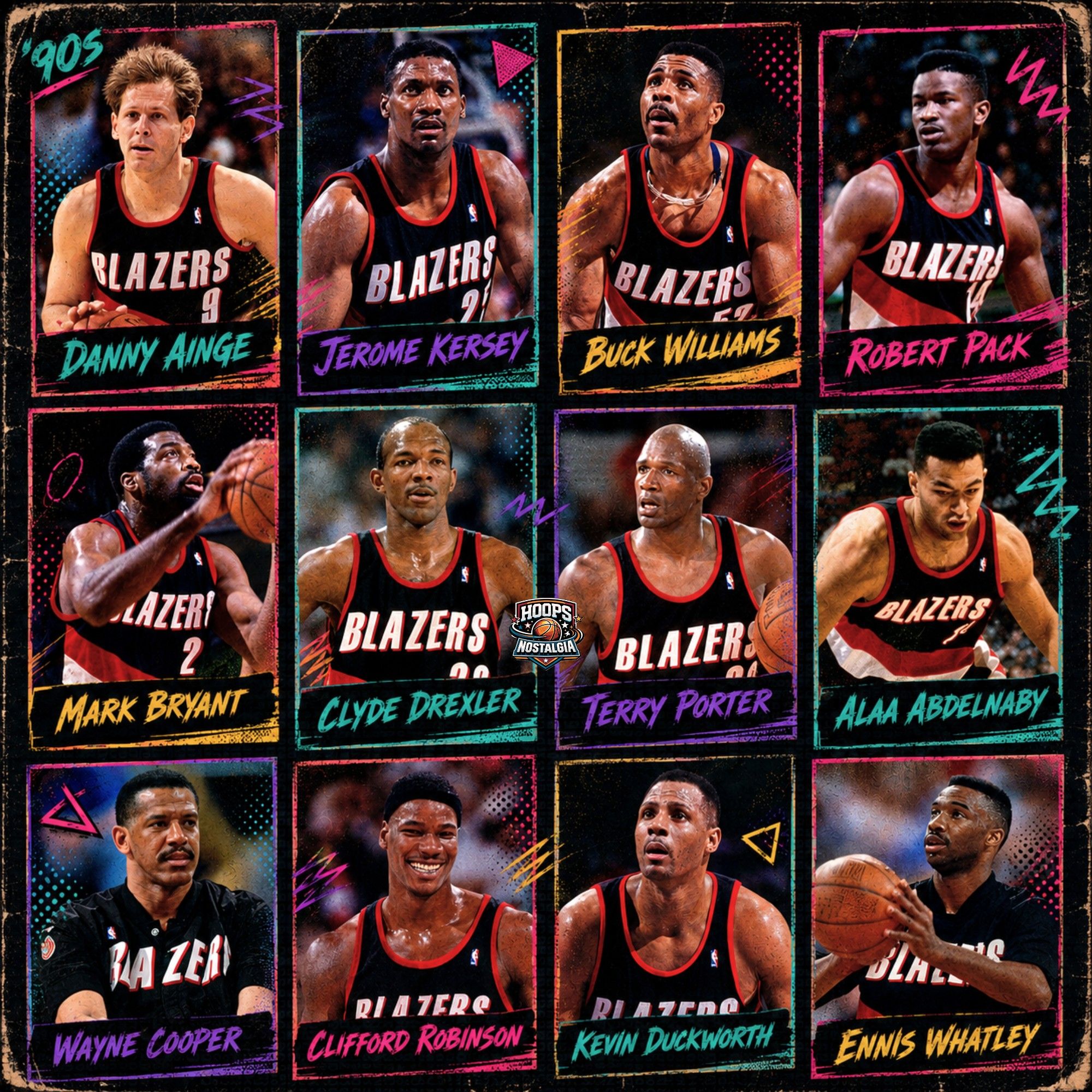 Clyde Drexler's number 22 jersey retired by Portland Trail Blazers
