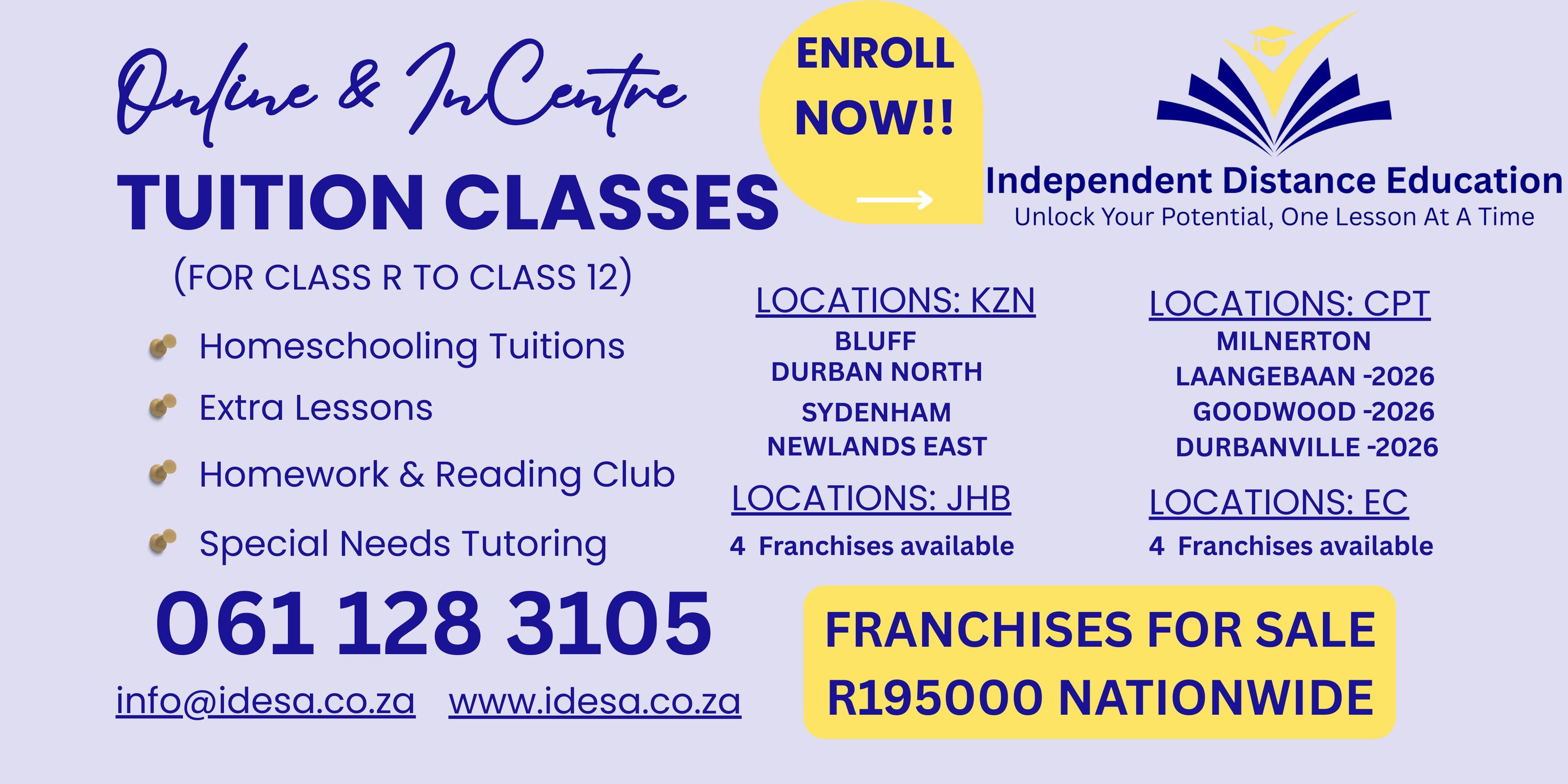 Independent Distance Education | Durban