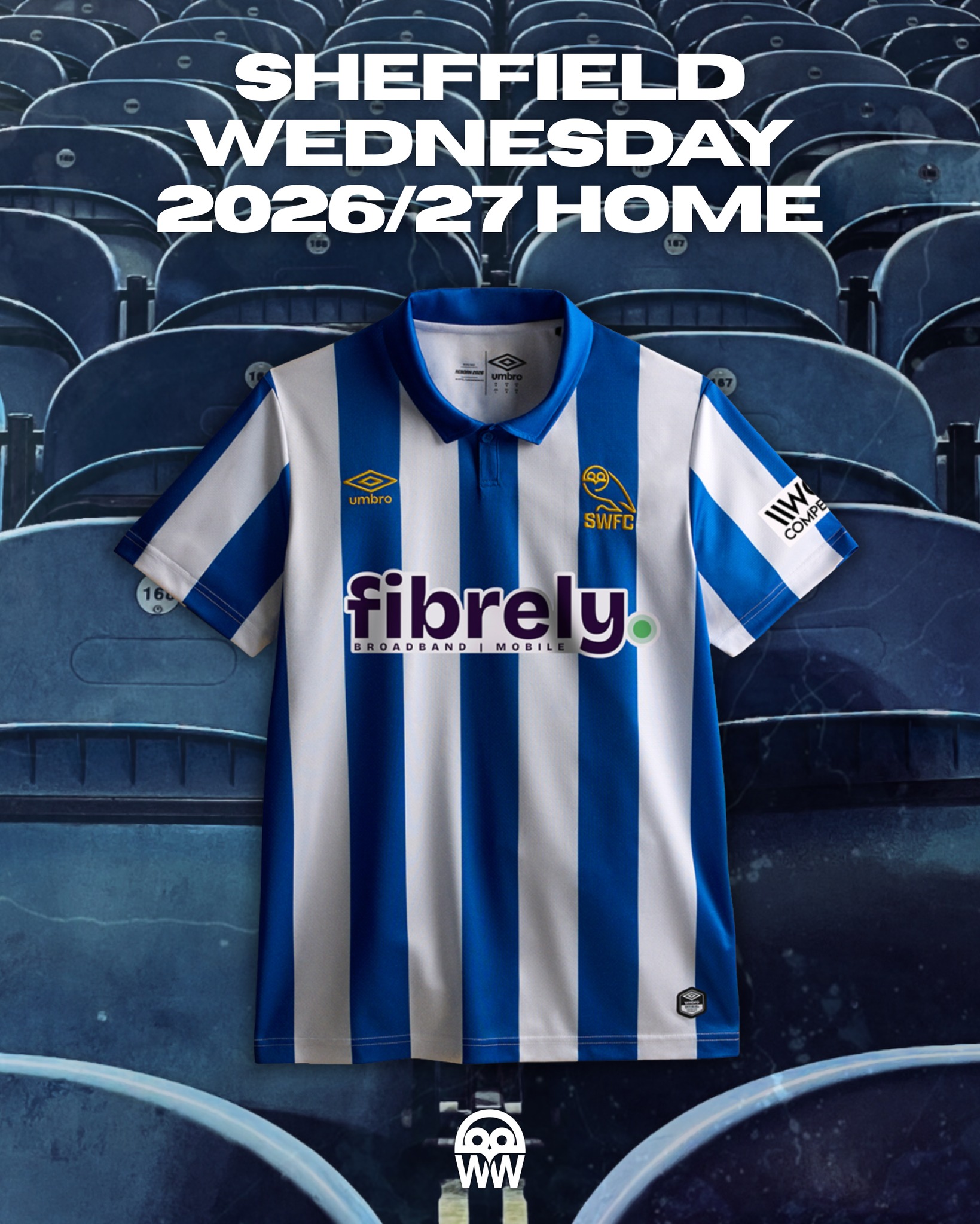 Sheffield Wednesday have revealed their Umbro Home kit for 2026/27