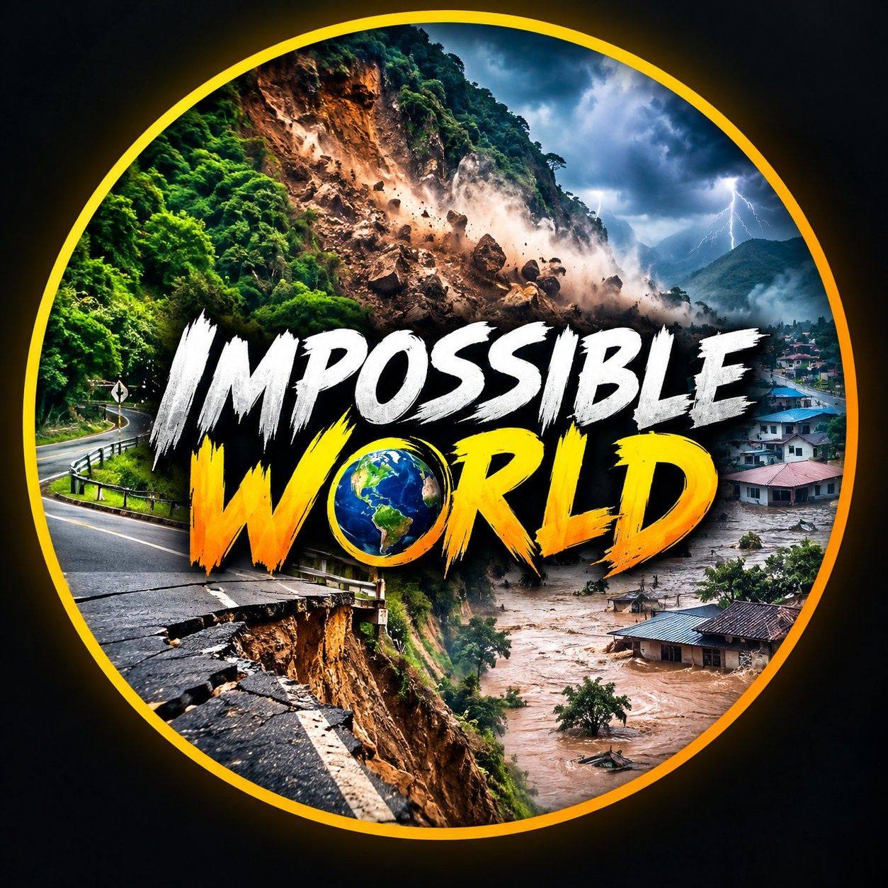 ⛰️😱 AN ENTIRE MOUNTAINSIDE IS COLLAPSING! The ground begins to crack ...