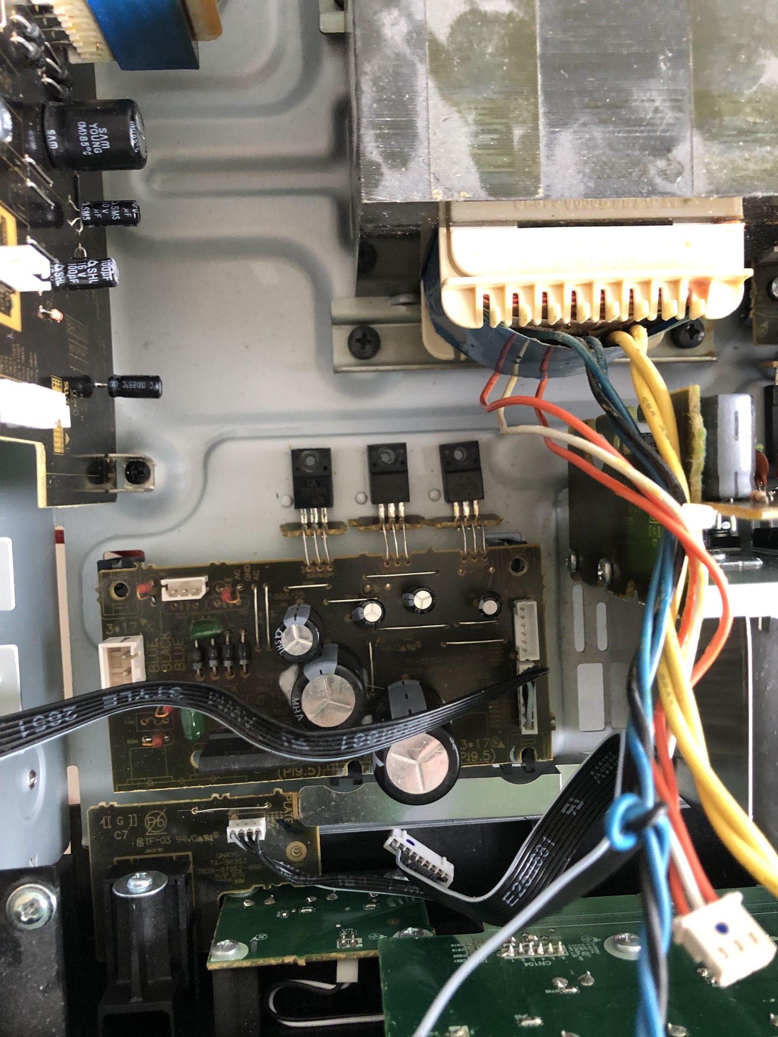 Onkyo av receiver no power symptom fix