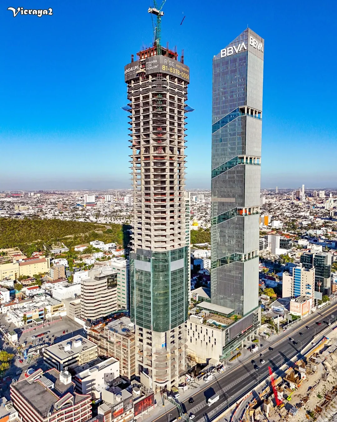 World Cityscapes & Skyscrapers | # ***Torre Rise in Monterrey is now at ...