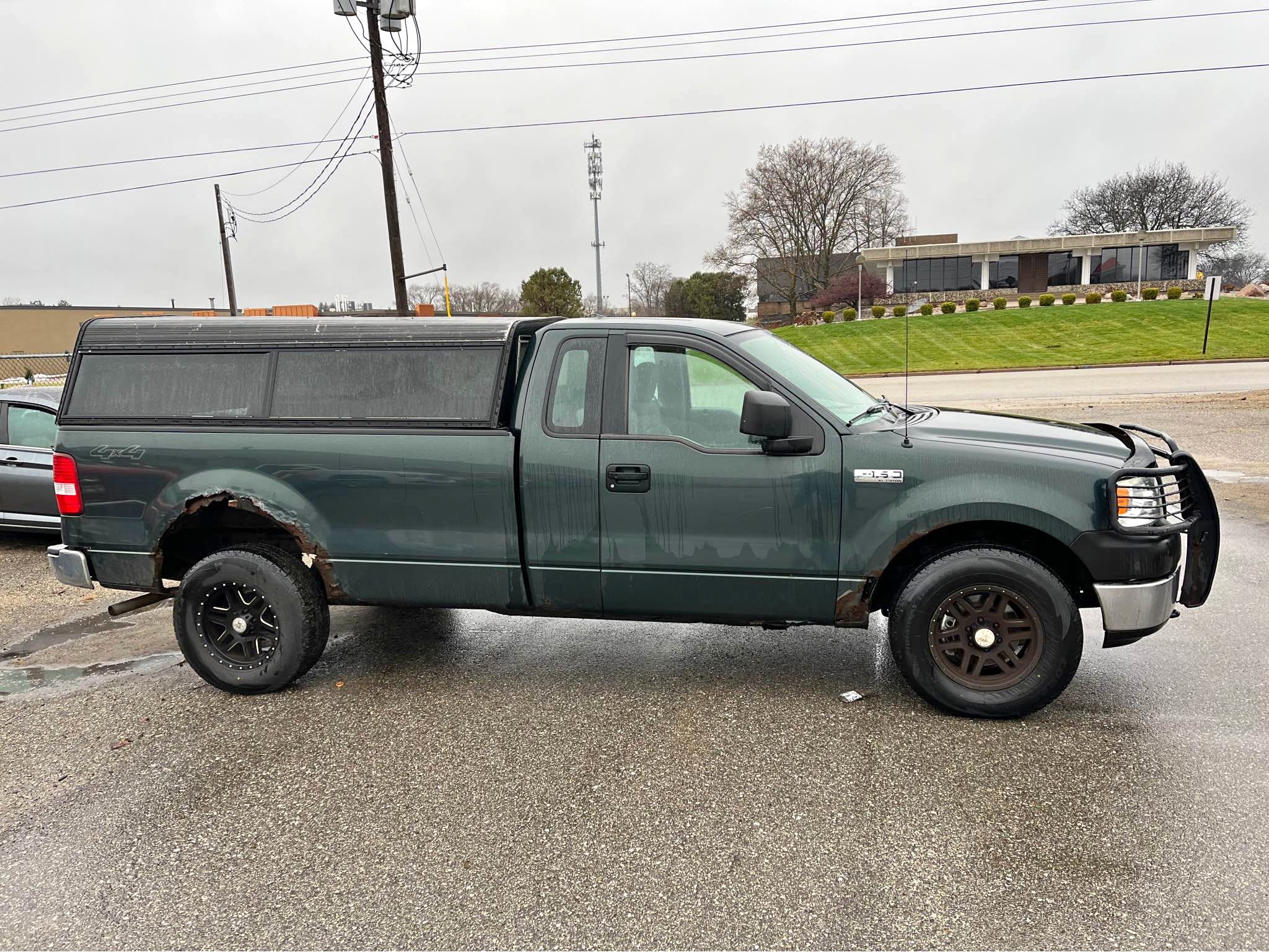 APS IBoard Black Running Boards For 2015-2025 Ford F-150 Regular Cab & 2017-2025 F-250