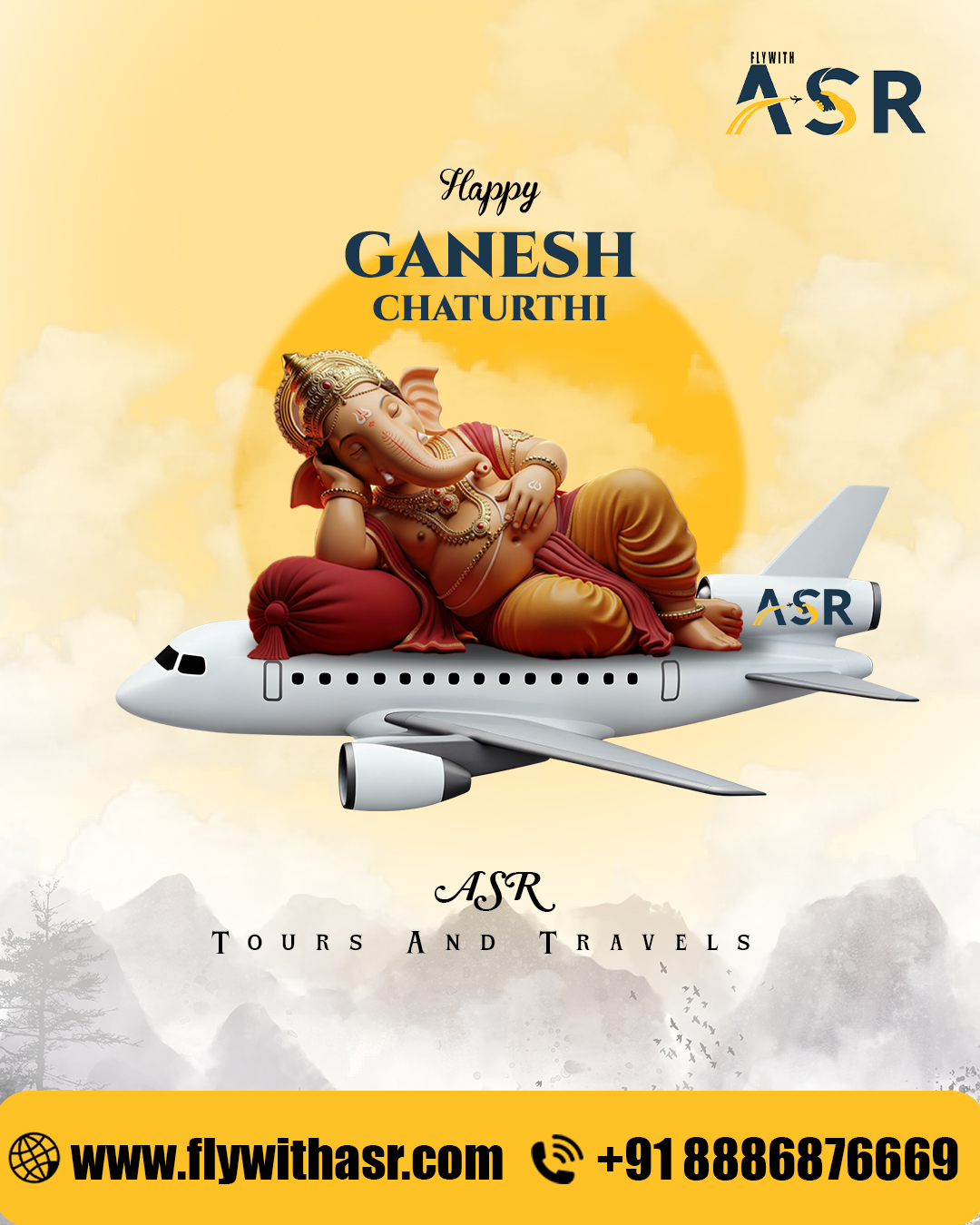 ASR - 🙏 Fly with ASR wishes you a Happy Vinayaka Chaturthi! 🙏 May Lord ...