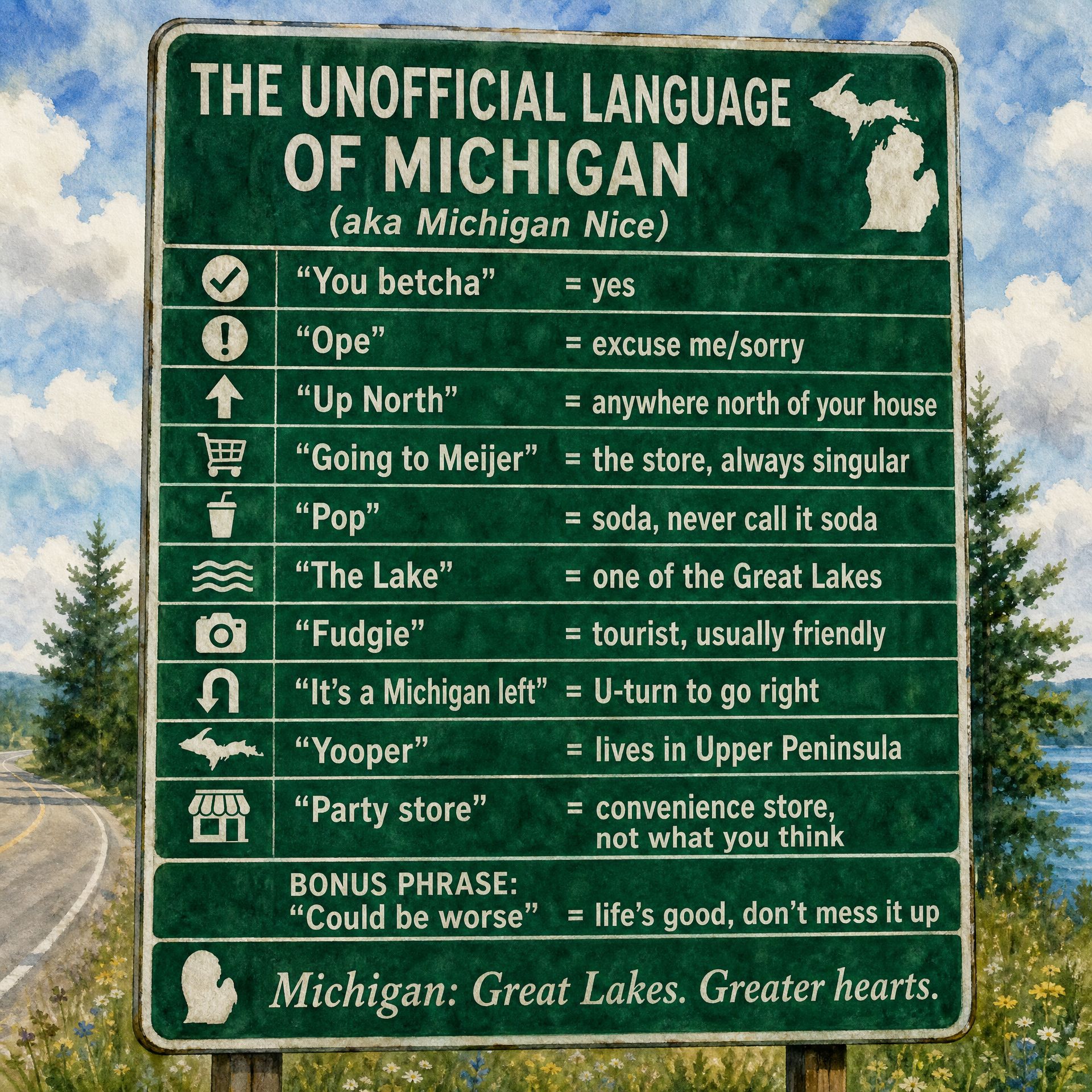 Understanding Michigan slang and culture
